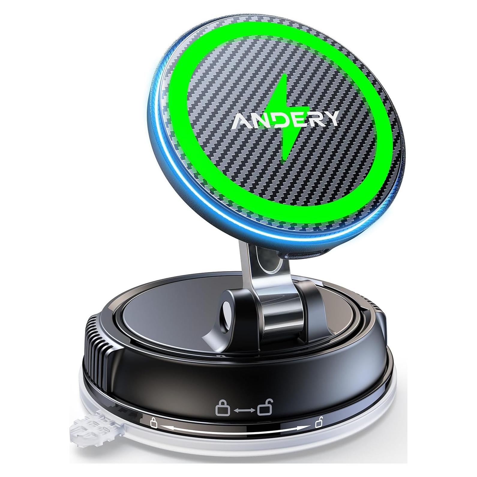 Soporte de Coche Magnético para iPhone ANDERY RLX11 15W