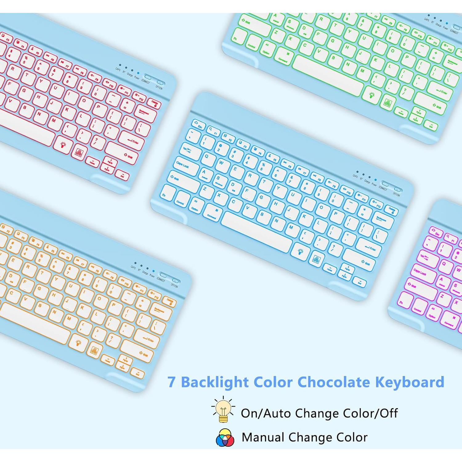 Funda con Teclado Bluetooth MMK para iPad Air 33 cm y Pro 32.8 cm