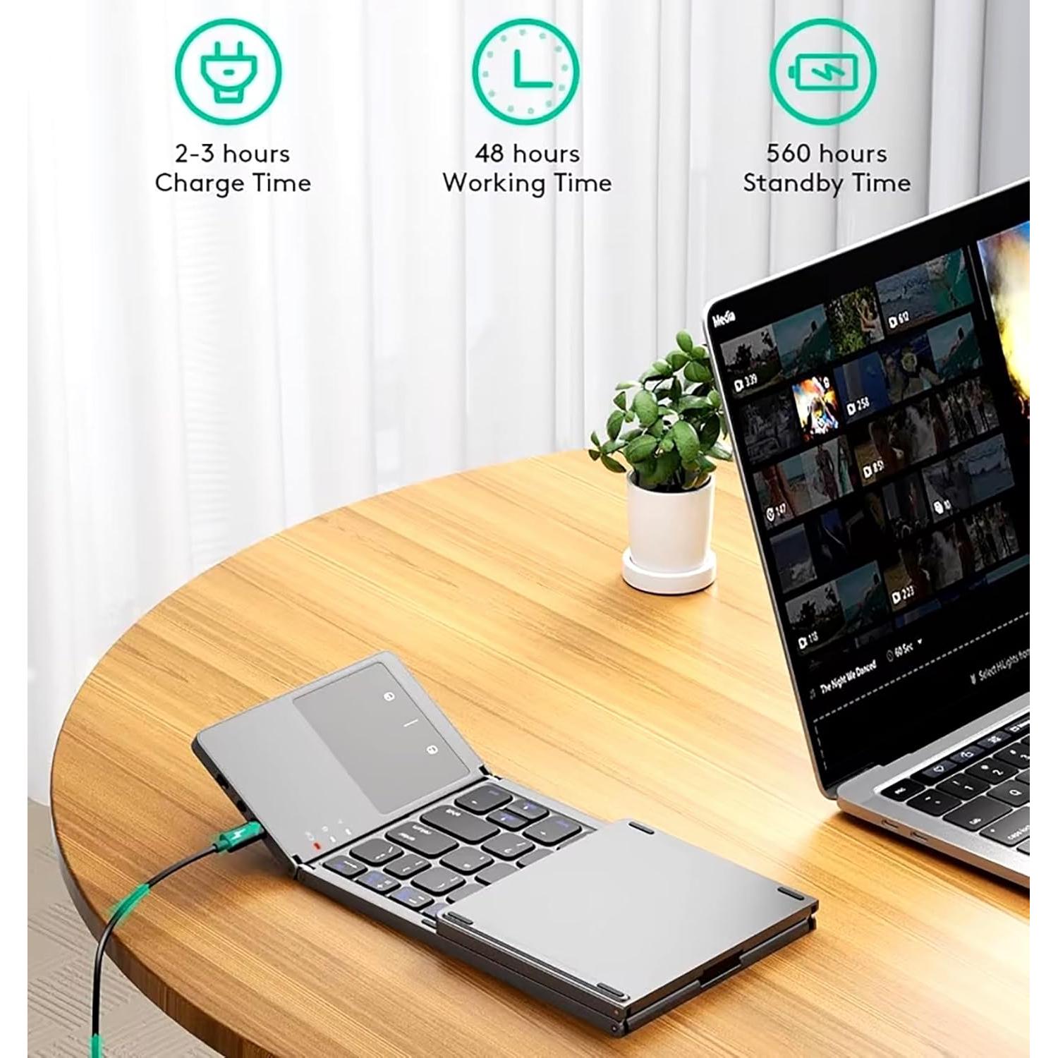 Teclado Inalámbrico Plegable Tek Styz para iPad Mini 7ª Gen