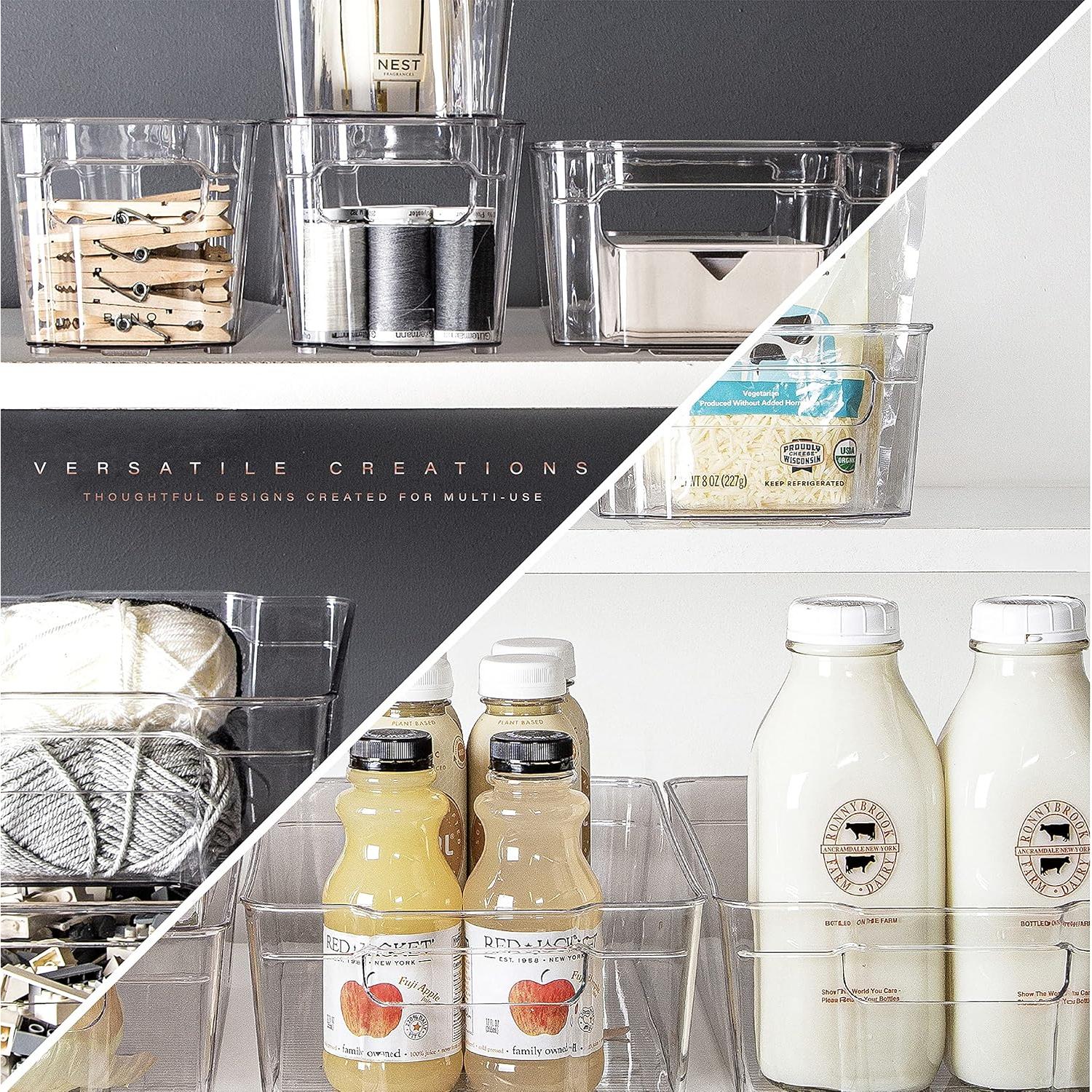 Cajas de Almacenamiento Apilables BINO 4 Piezas 36.83x10.8x10.16cm