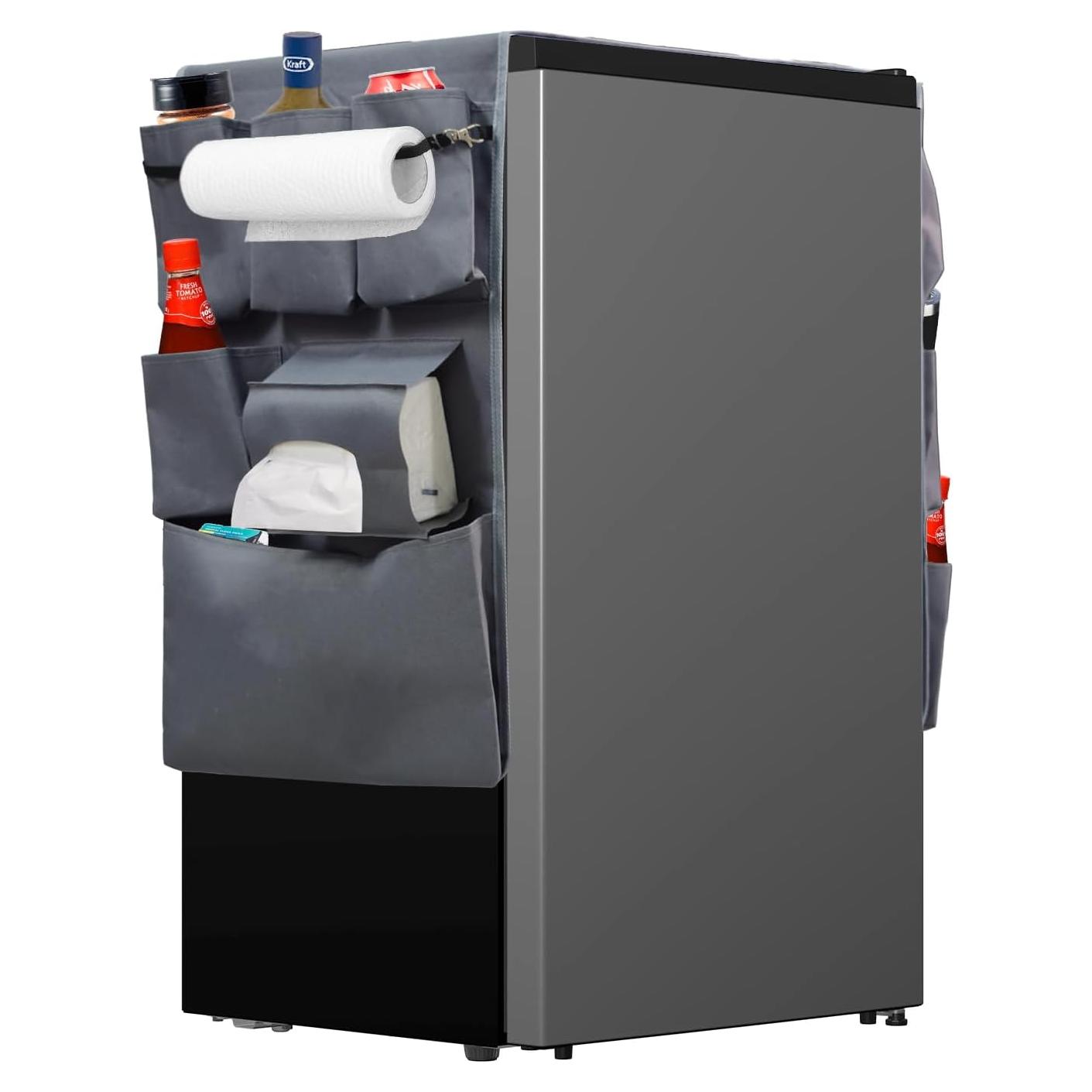 Organizador Magnético para Mini Nevera Pikpops - 13 Bolsillos Gris