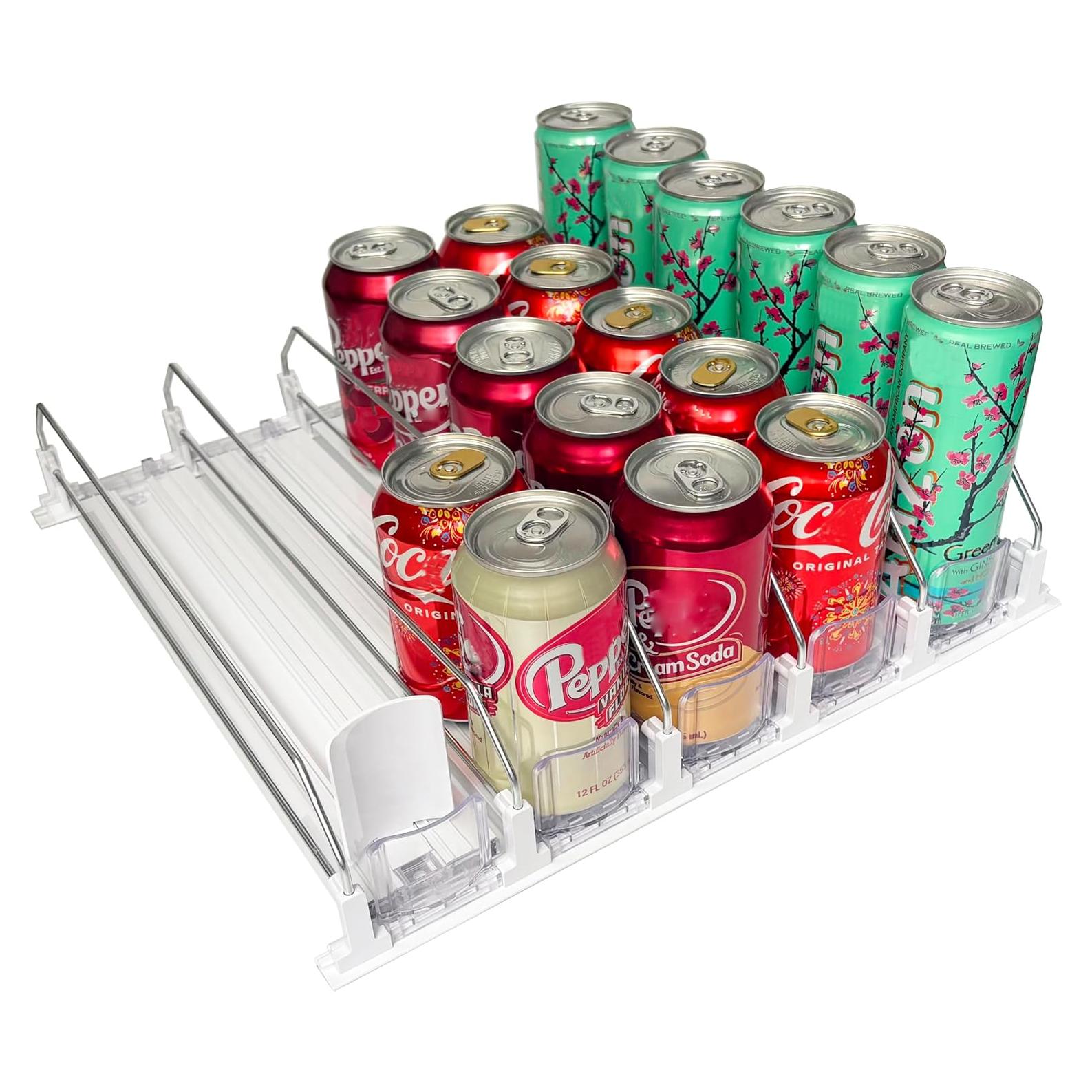 Organizador de Bebidas para Nevera Doternity - 25 Latas, 5 Filas