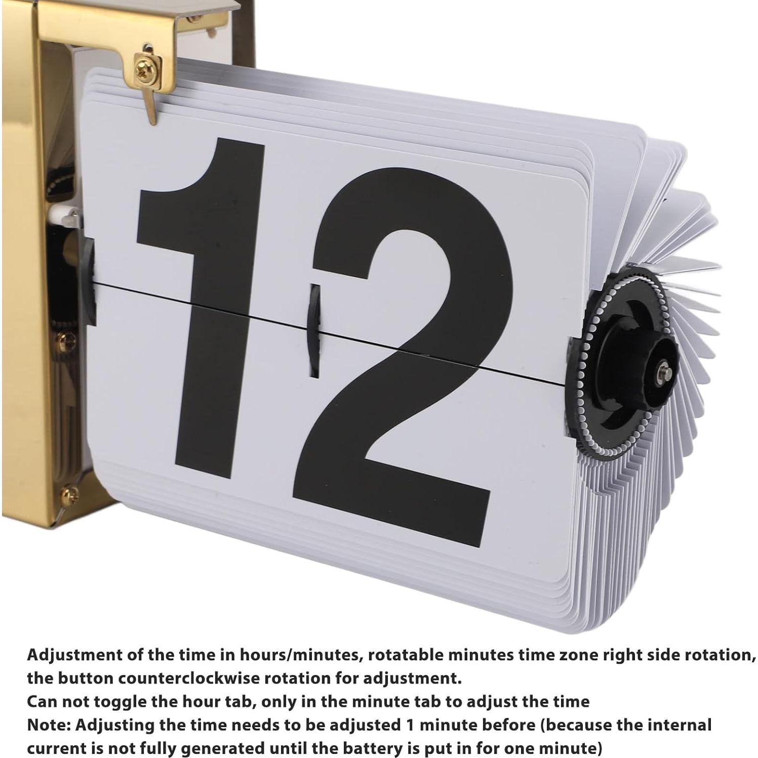 Reloj de Volteo Automático Genérico Oro Digital 36x14cm