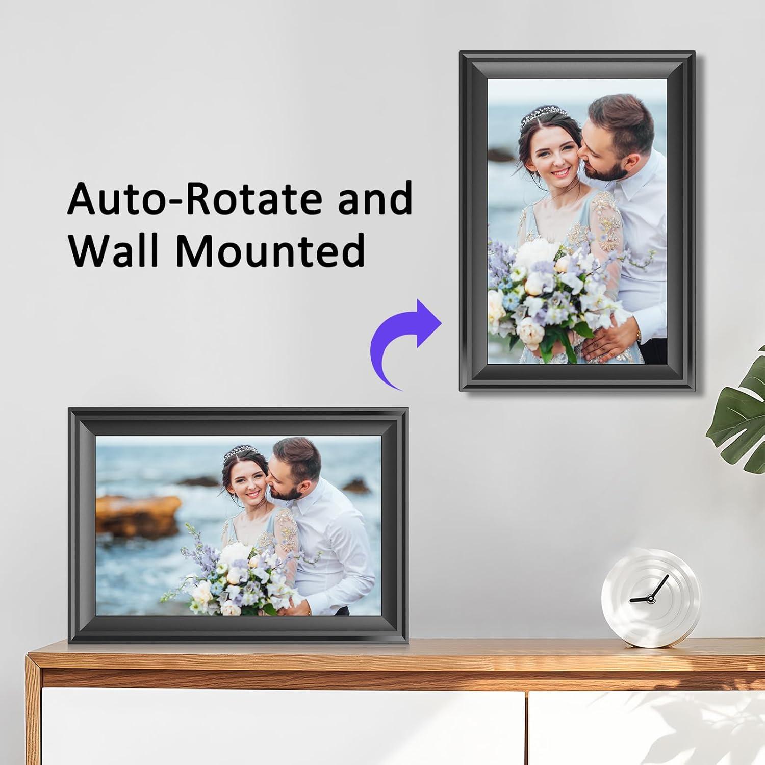 Marco de Fotos Digital WiFi 10.1" ThankViP Pantalla HD 16GB