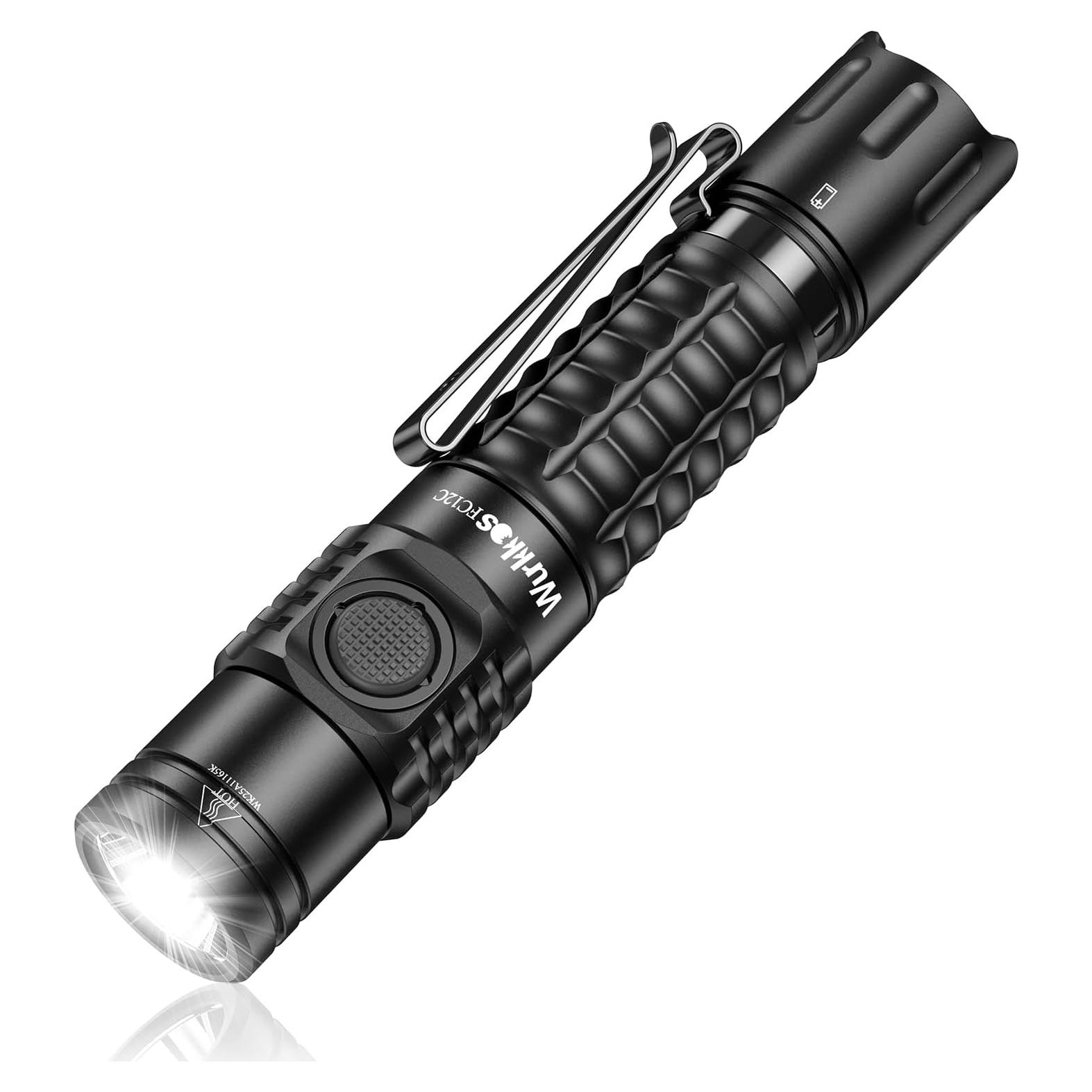 Linterna táctica Wurkkos FC12C 1600 lúmenes recargable IP68