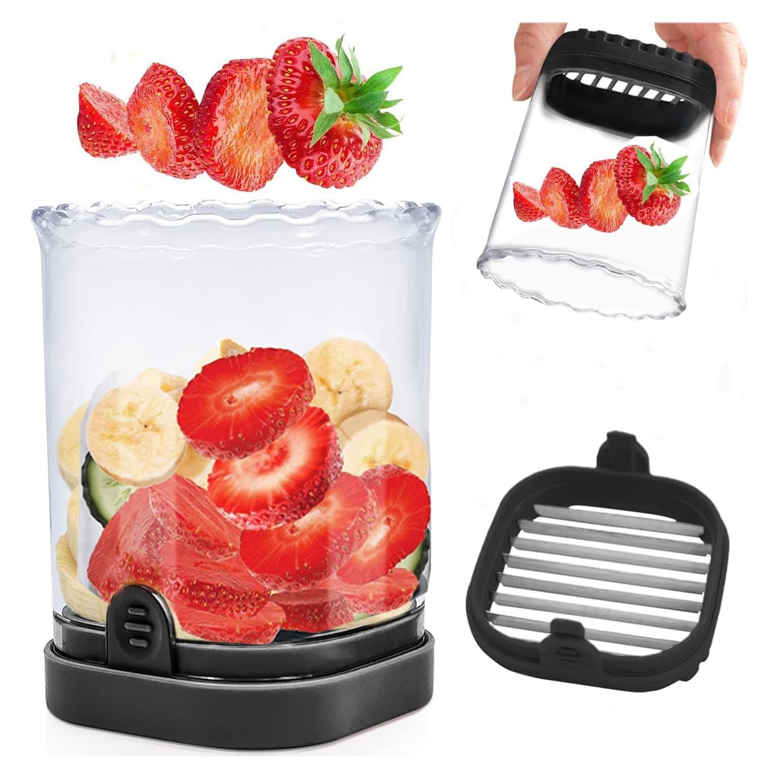 Copa Cortadora de Frutas Genérico con Cuchillas de Acero Inoxidable