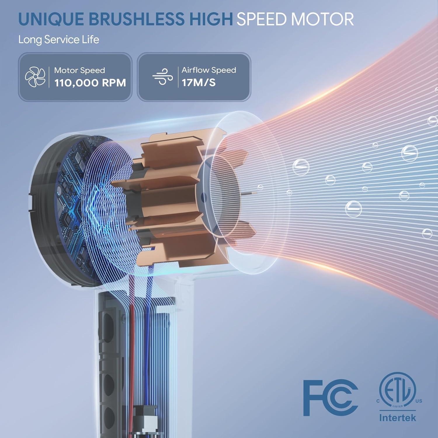 Secador de Pelo Labiim LA-03 Iónico Silencioso 500g