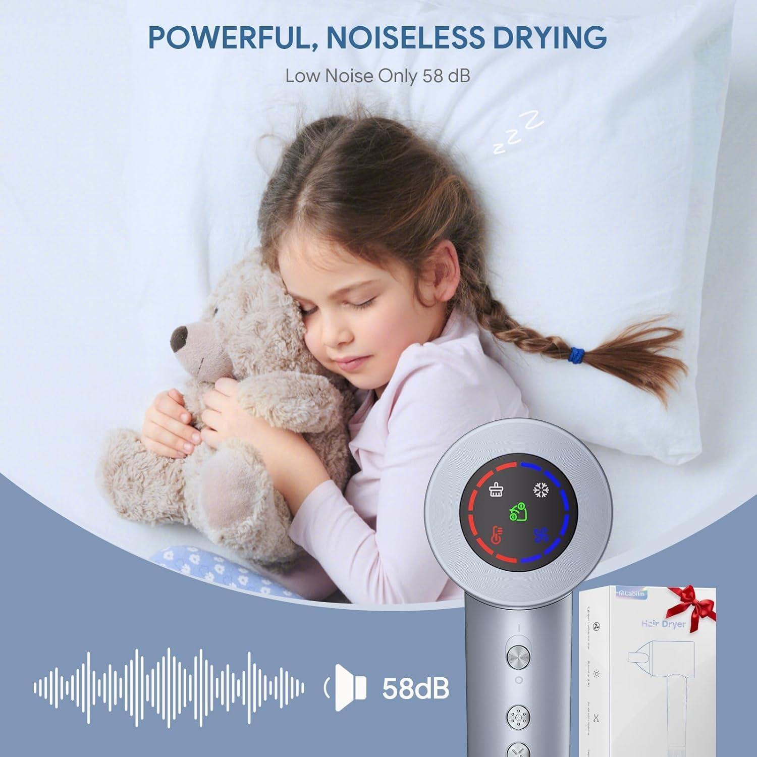 Secador de Pelo Labiim LA-03 Iónico Silencioso 500g