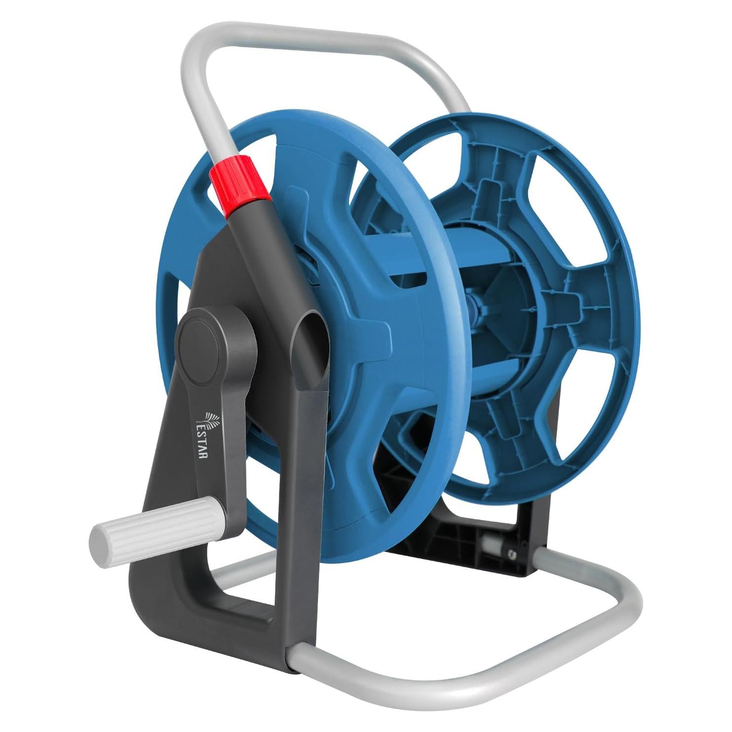 Carro Enrollador de Manguera YESTAR 15.24m Azul 1.81kg