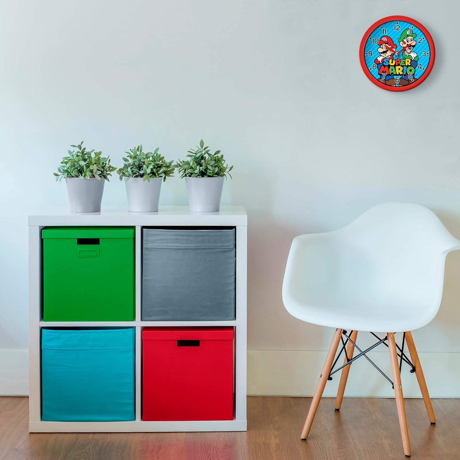 Reloj de Pared Super Mario 25 cm Cuarzo Licencia Oficial