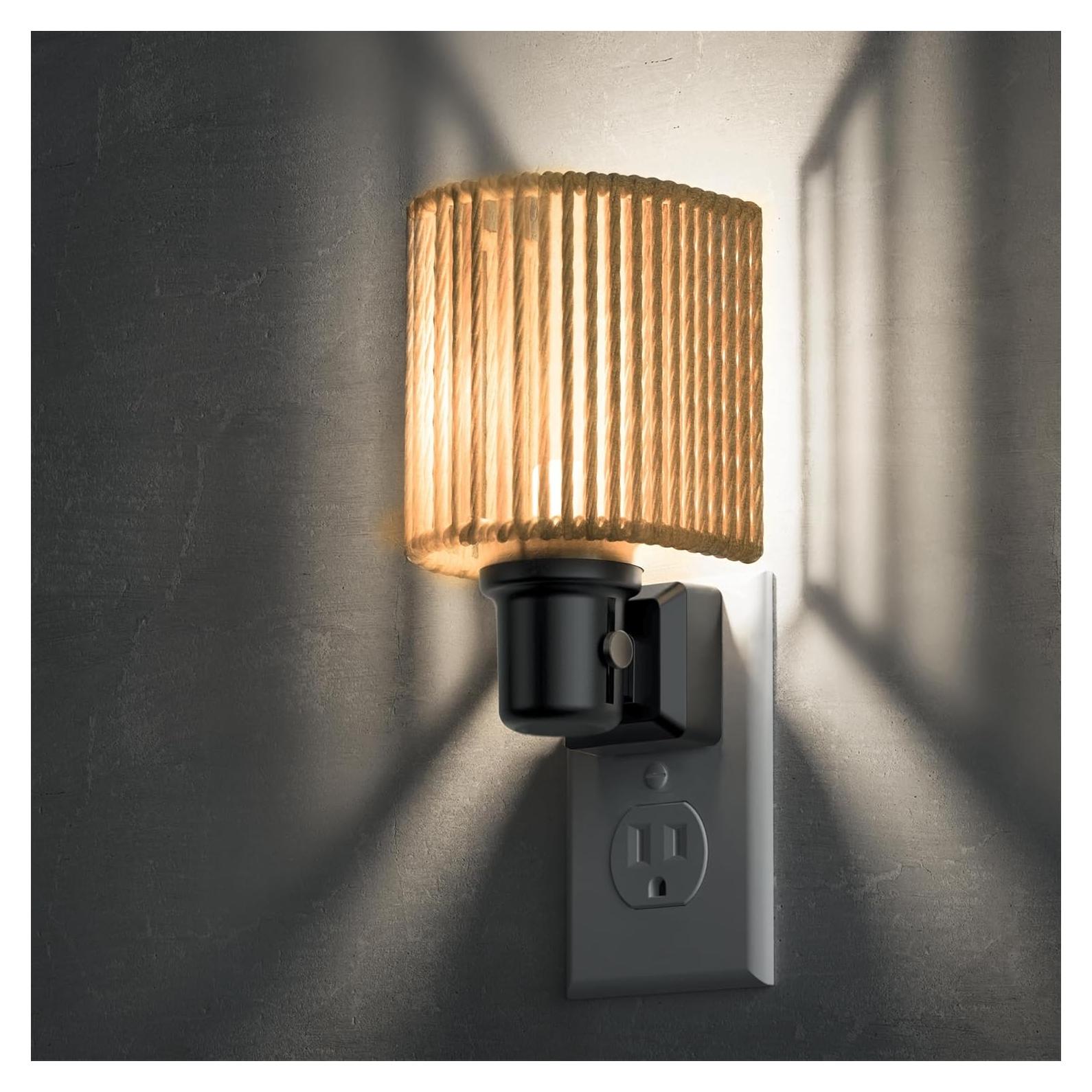 L LOHAS LED Luz Nocturna Boho Regulable 0-100LM con Sensor