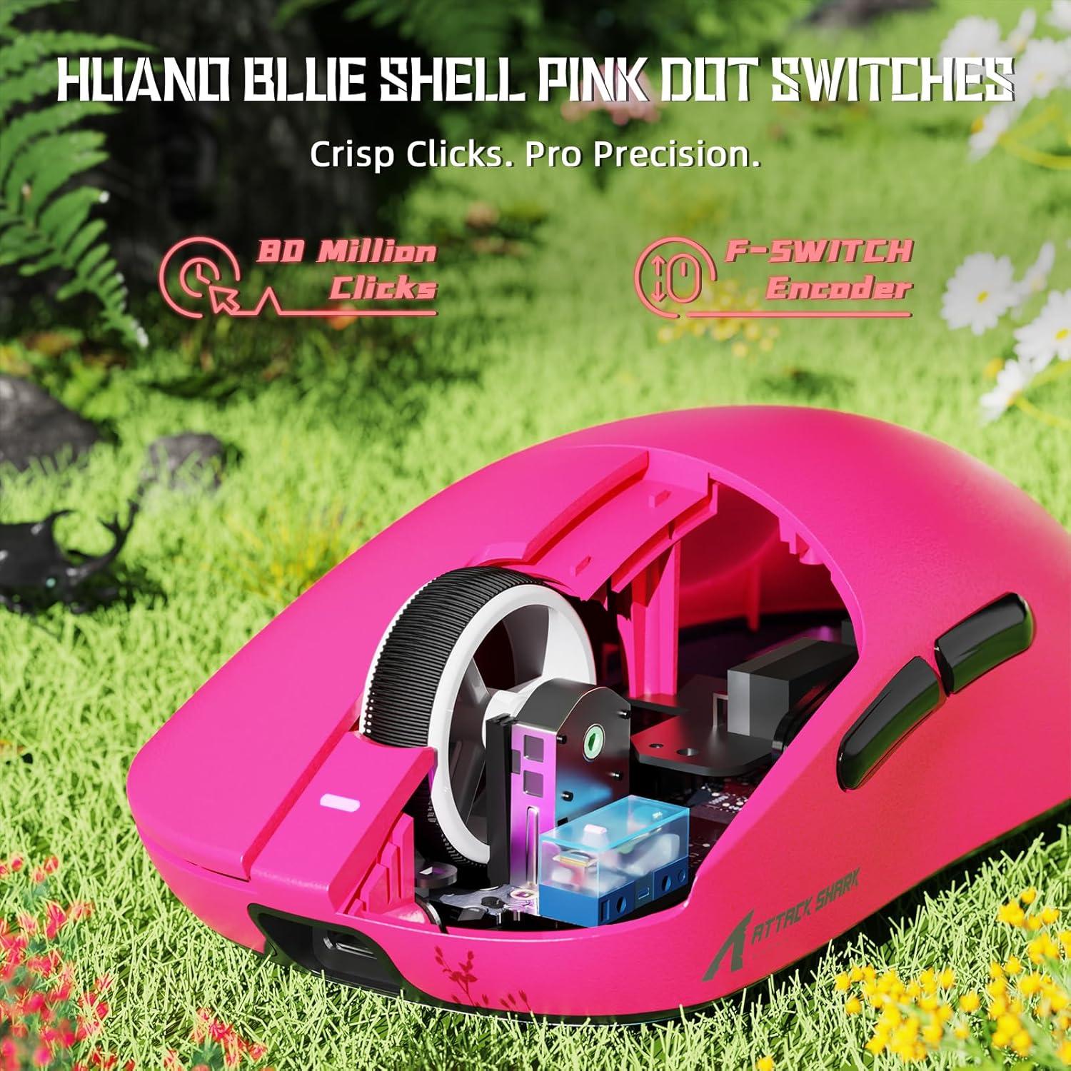 Ratón Gaming Inalámbrico ATTACK SHARK X8 SE 25000 DPI