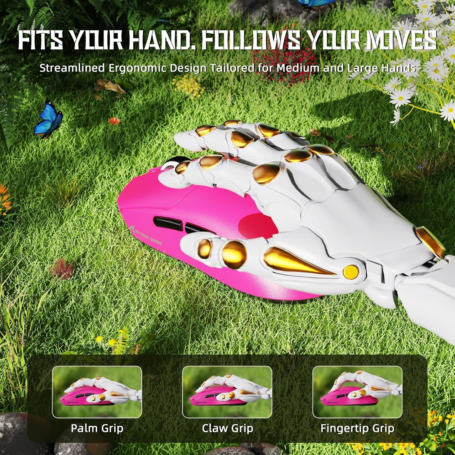 Ratón Gaming Inalámbrico ATTACK SHARK X8 SE 25000 DPI