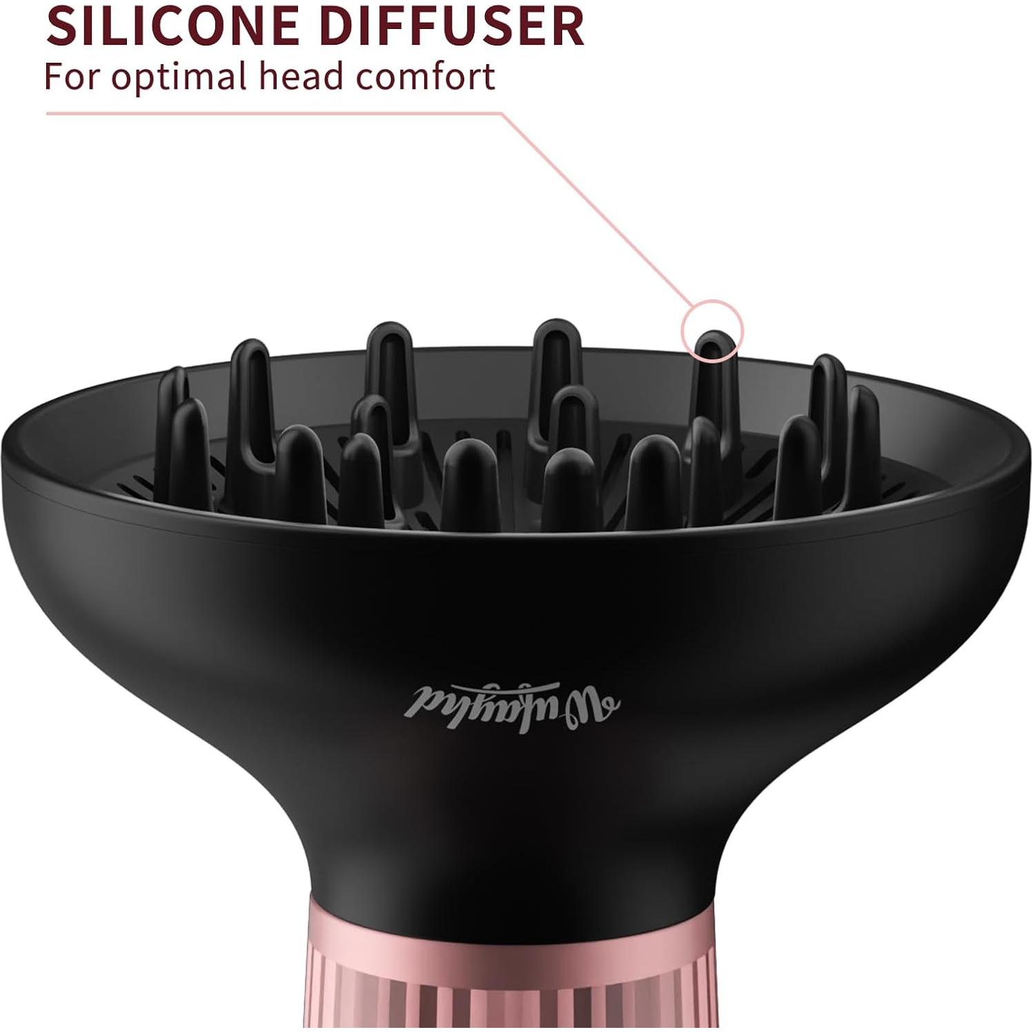 Secador de Pelo con Difusor WUFAYHD 2 en 1 Profesional 0.69kg