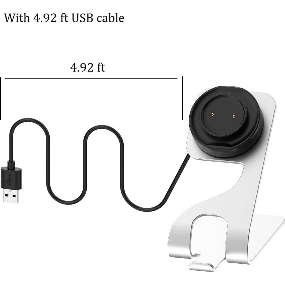 Base de Carga USB KETOPKIN para Amazfit Bip y GTR - Gris