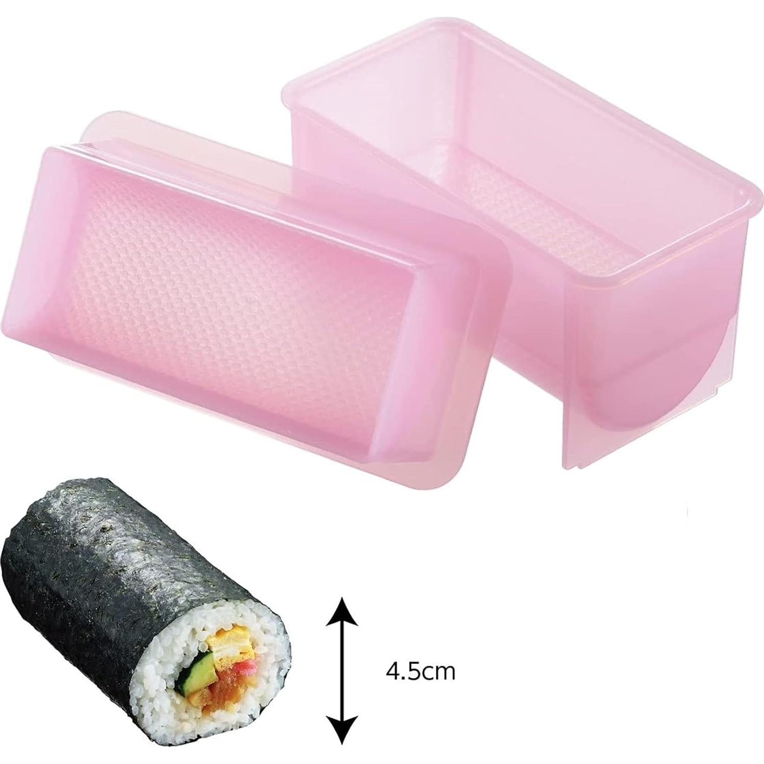 Molde de Sushi Akebono Sangyo CH-2013 Rosa Antiadherente