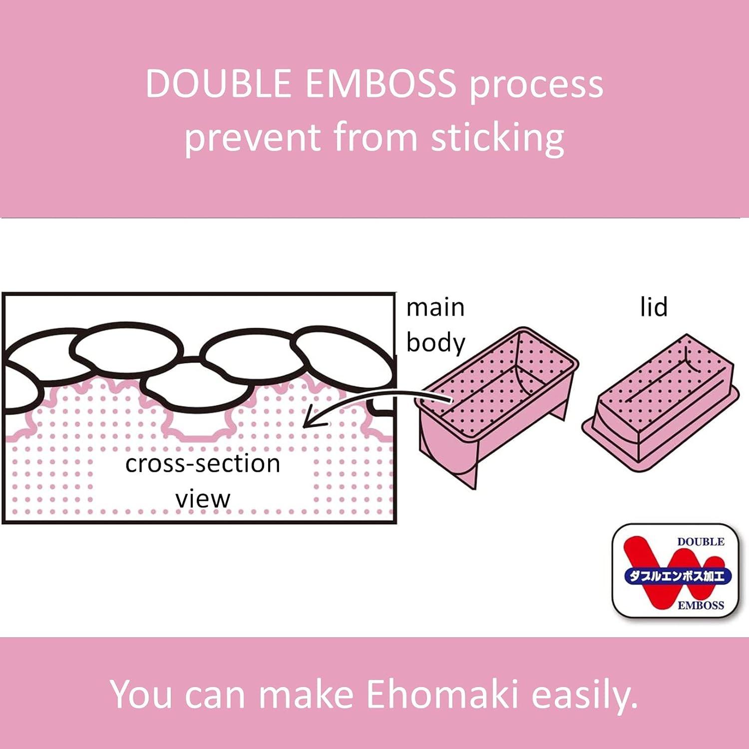 Molde de Sushi Akebono Sangyo CH-2013 Rosa Antiadherente