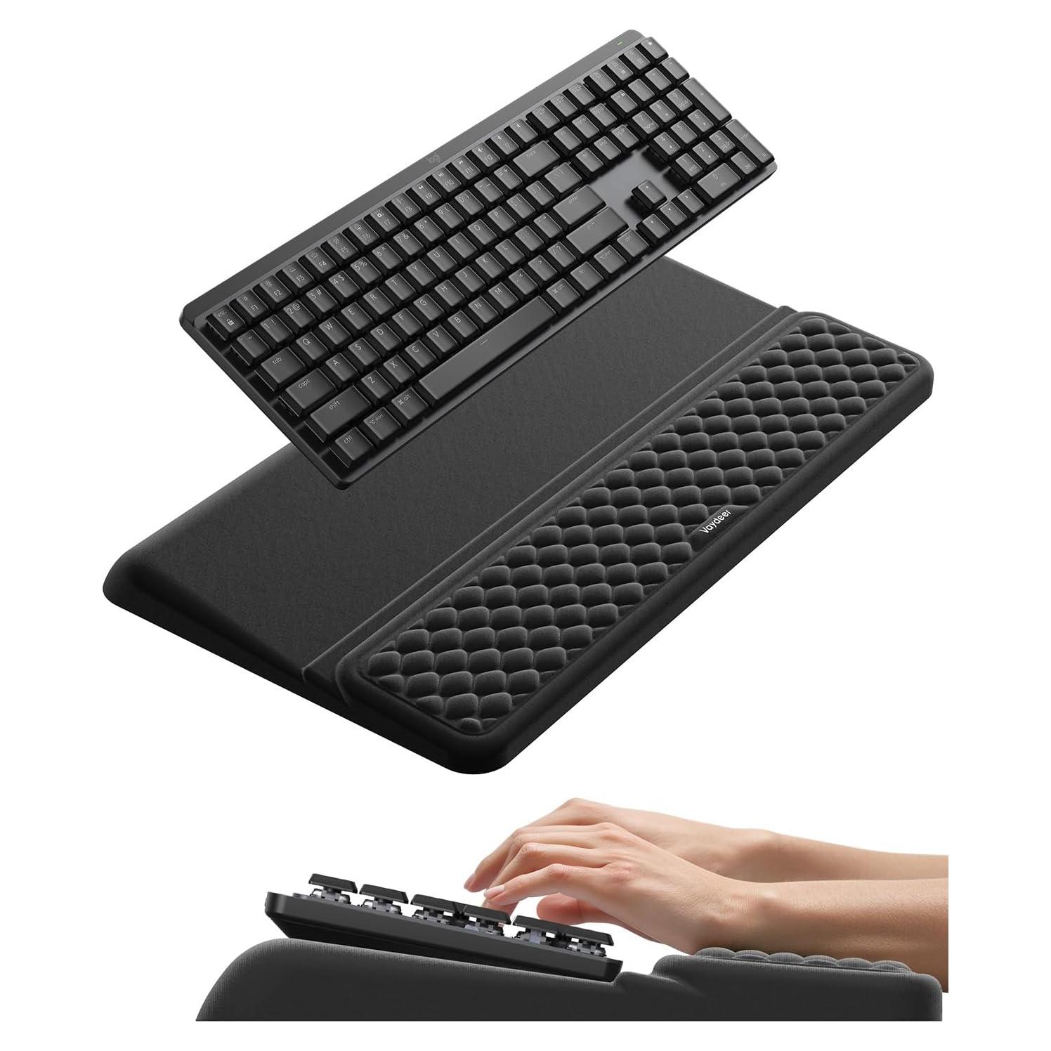 Reposa Muñecas Ergonómico Vaydeer con Soporte para Teclado