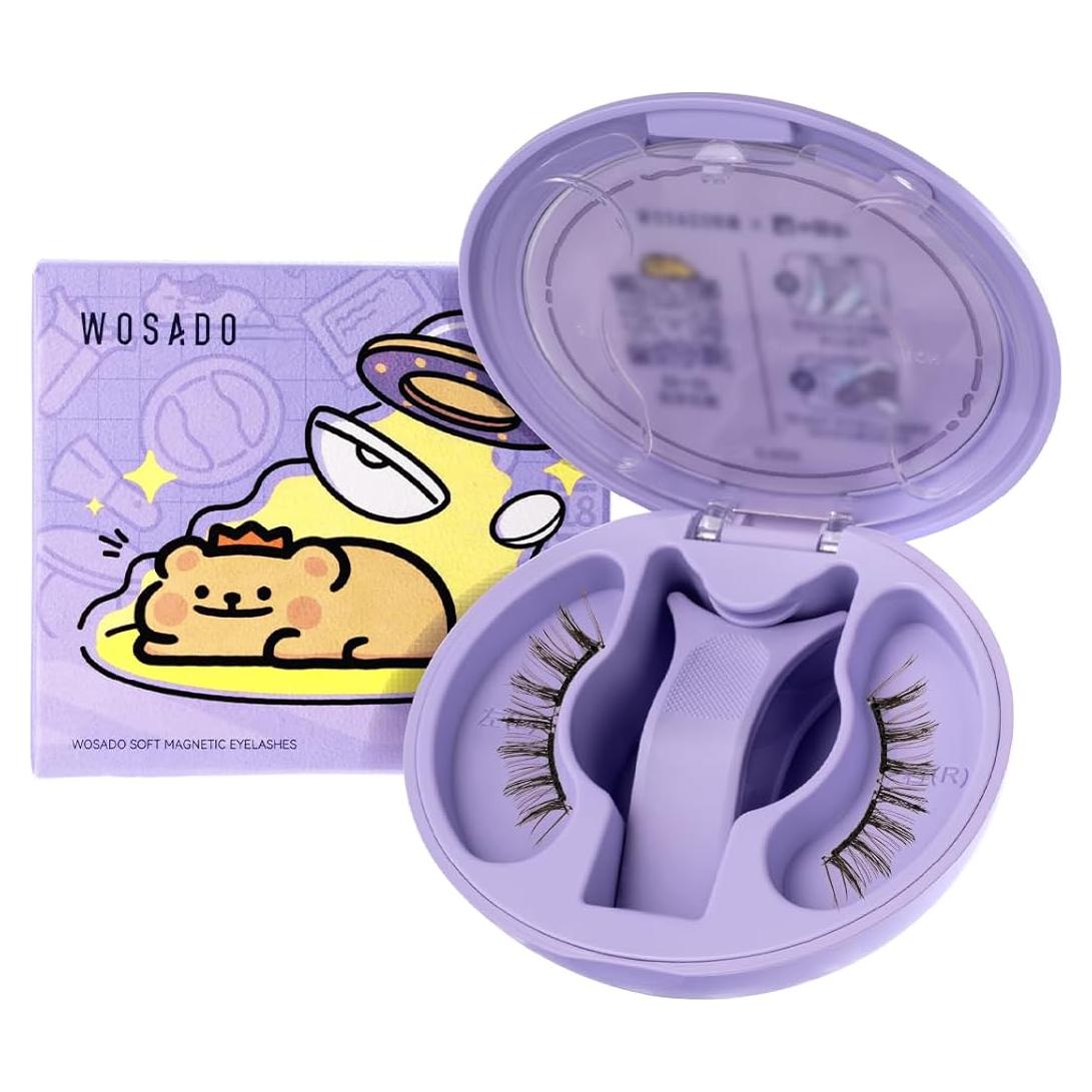 Pestañas Magnéticas WOSADO No.17 Oso Negro Hielo Reutilizables