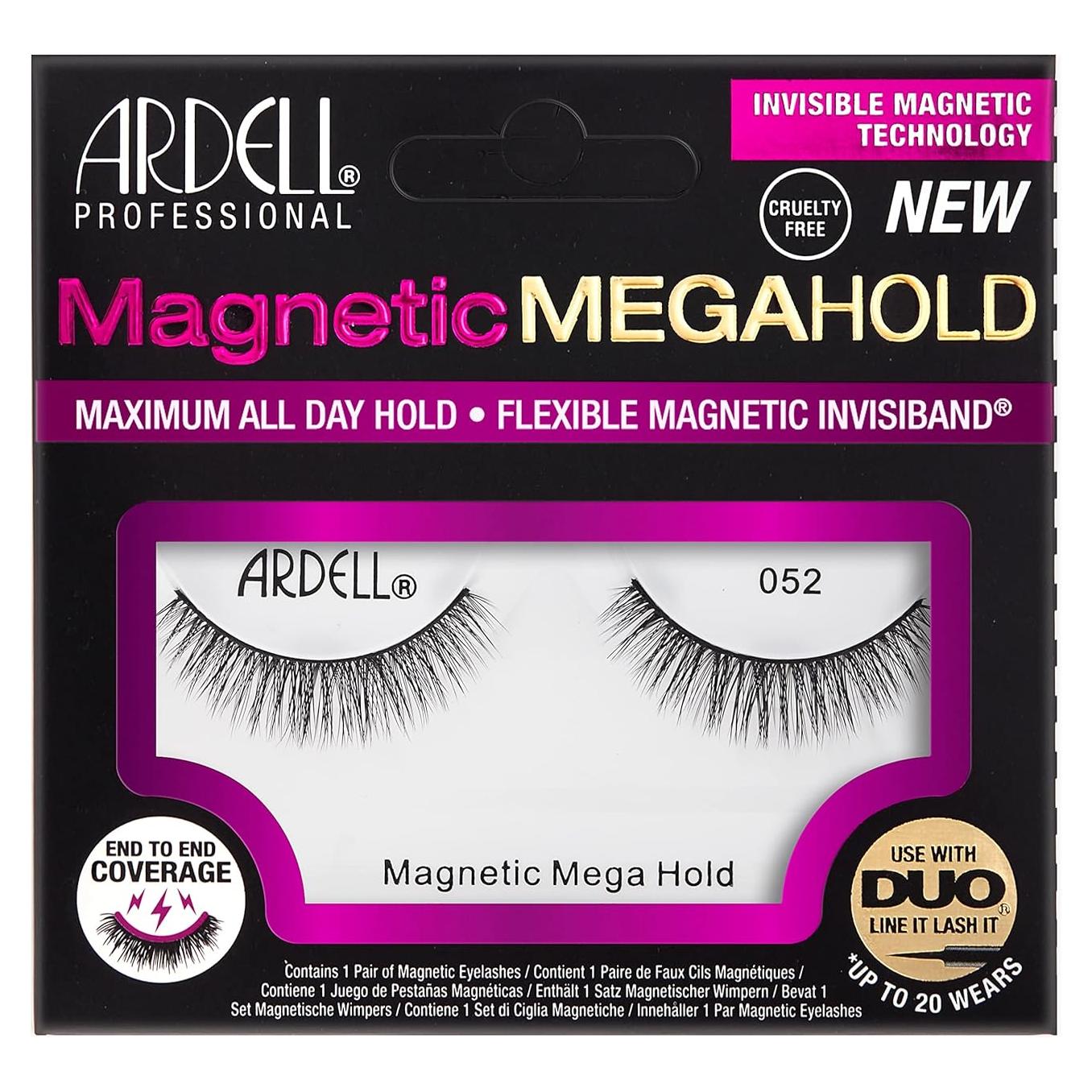 Pestañas Magnéticas Ardell MegaHold 052 - Ligeras y Cómodas