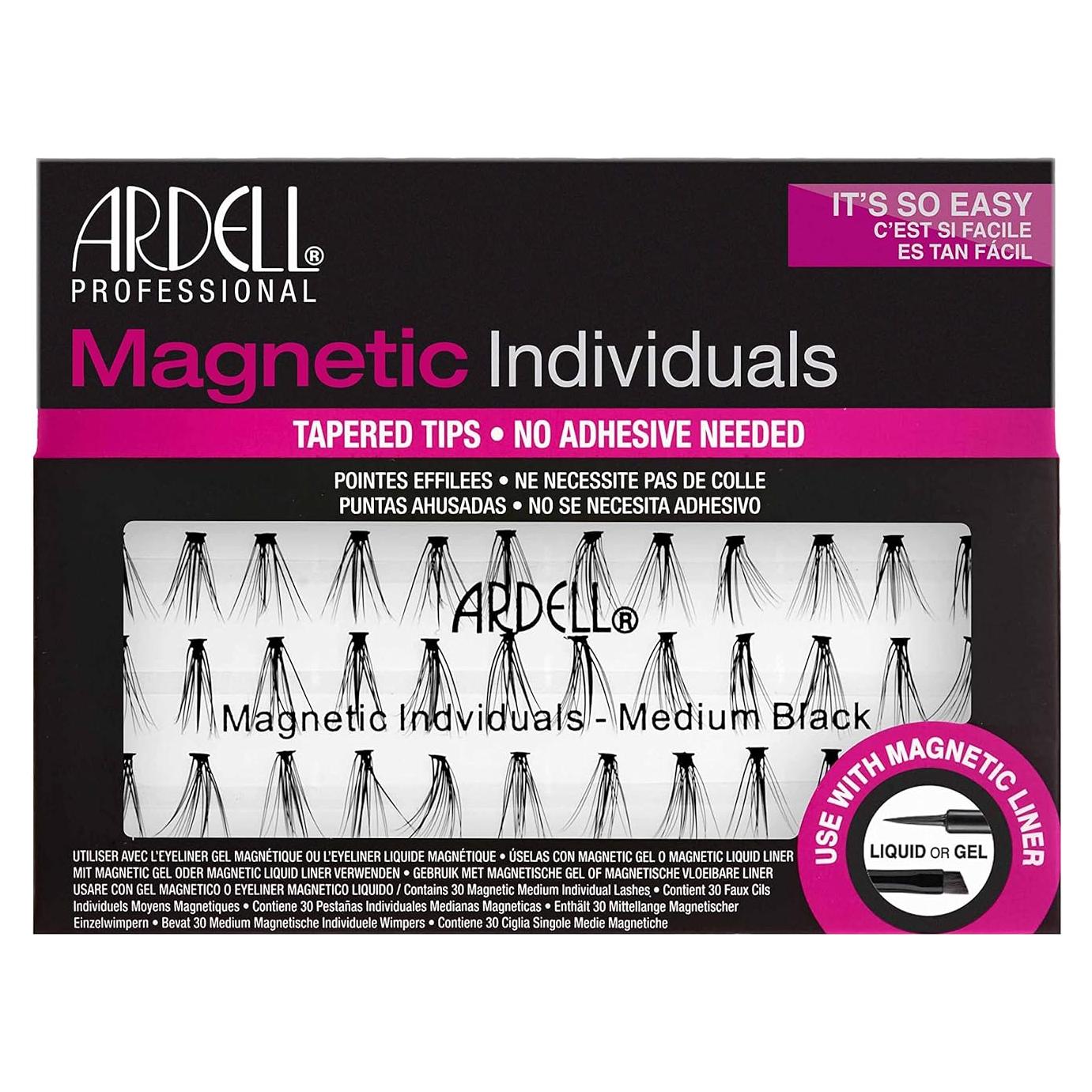Pestañas Magnéticas Ardell Medianas Negras 9.5x1.5cm