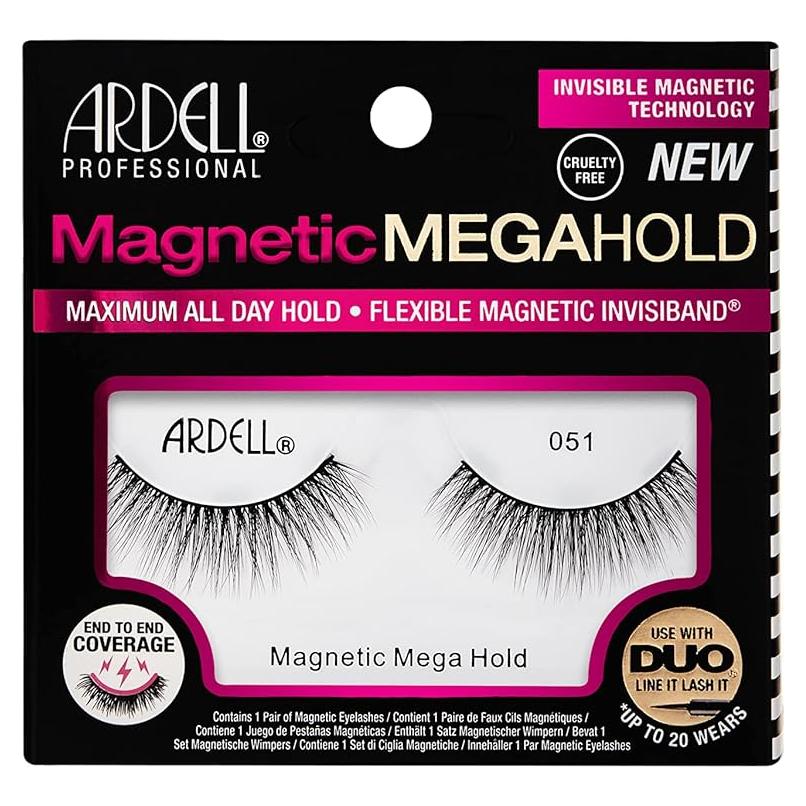 Pestañas Magnéticas Cortas Ardell MegaHold 051 - Naturales
