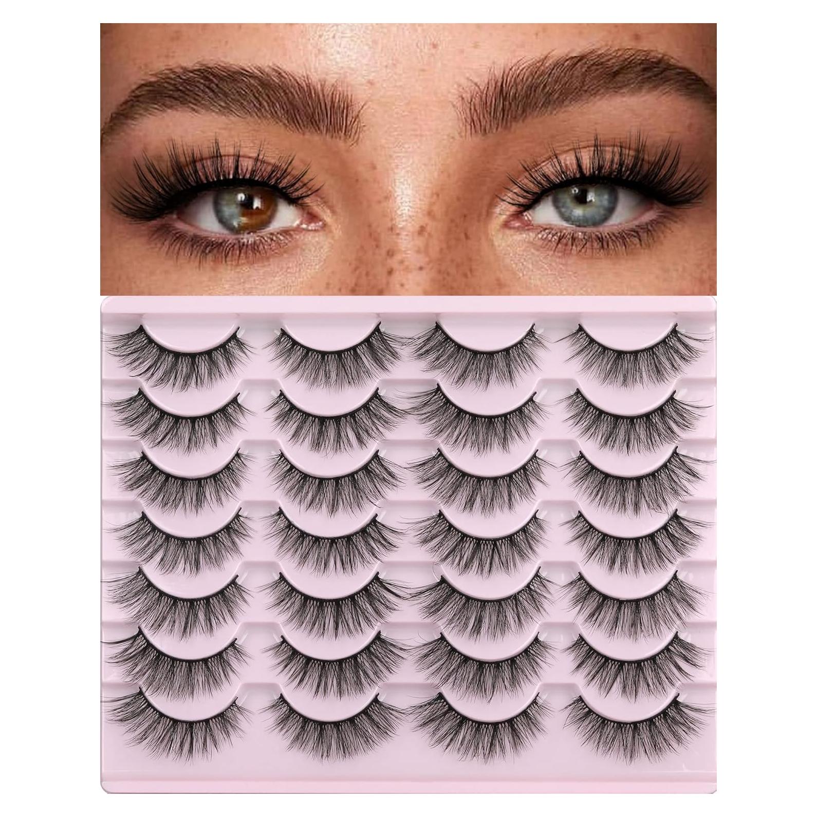 Pestañas Postizas 14mm Kiromiro Ojos de Gato 3D Naturales