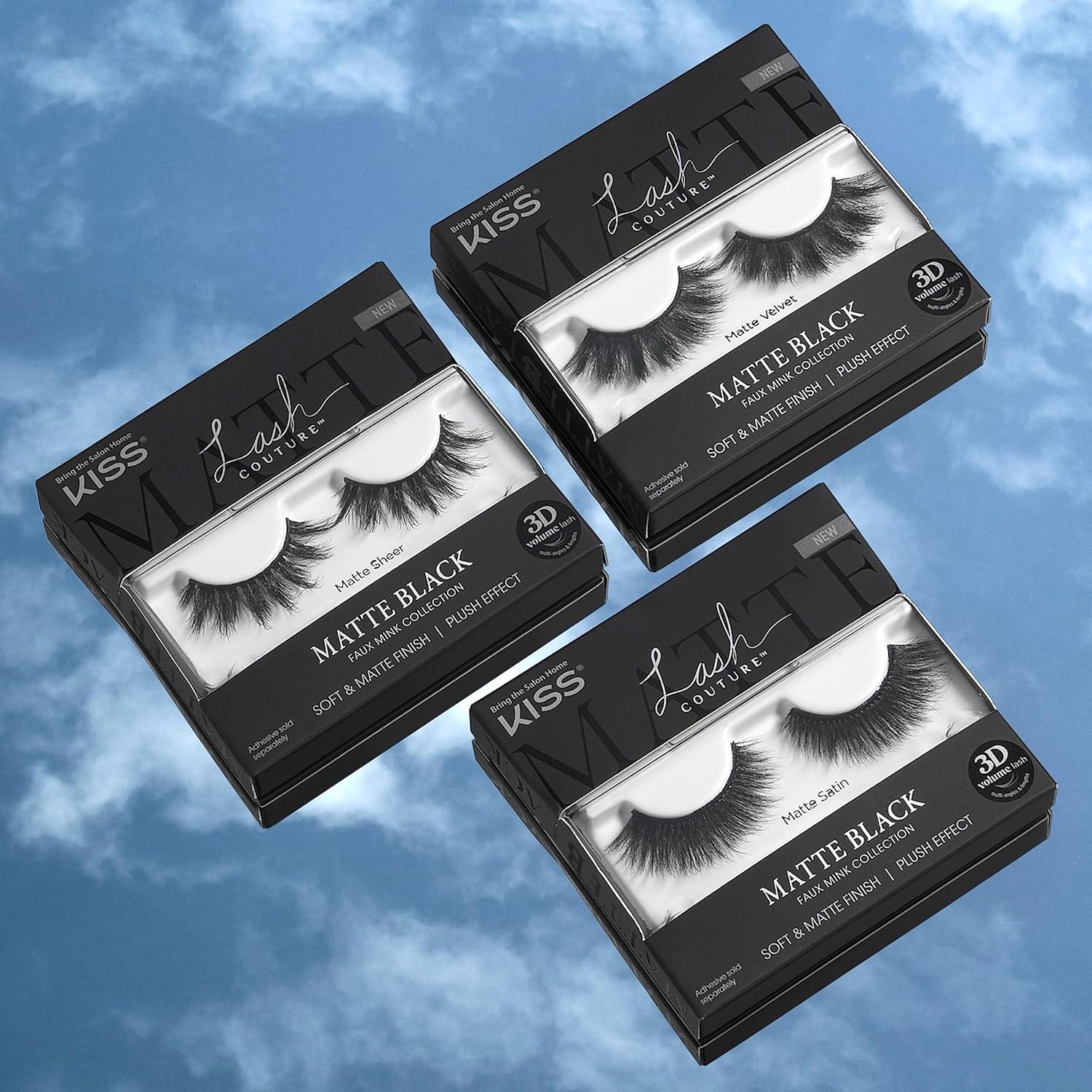 Pestañas Postizas KISS Lash Couture Terciopelo Mate 16mm