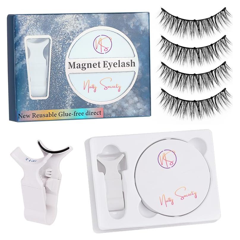 Kit de Pestañas Magnéticas Natty Society - Reutilizables y Sin Pegamento