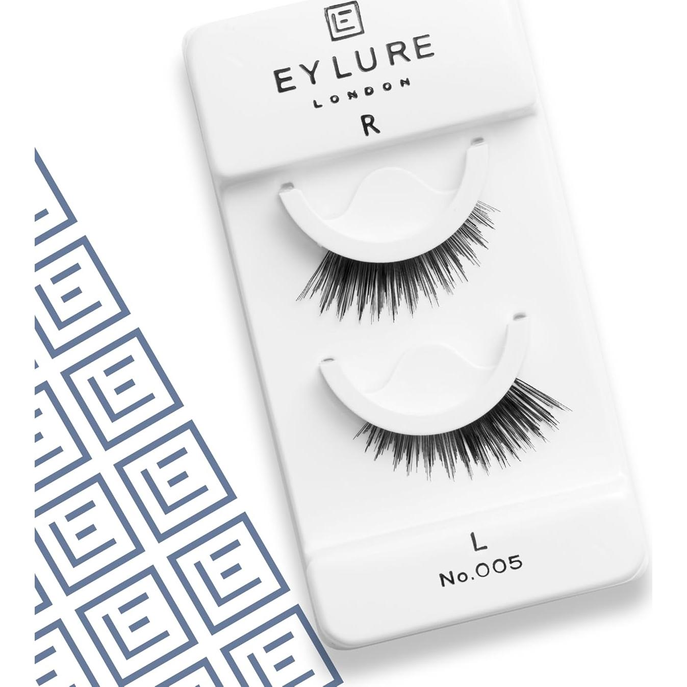 Pestañas Postizas Pre-pegadas Eylure No. 005 3/4 Longitud