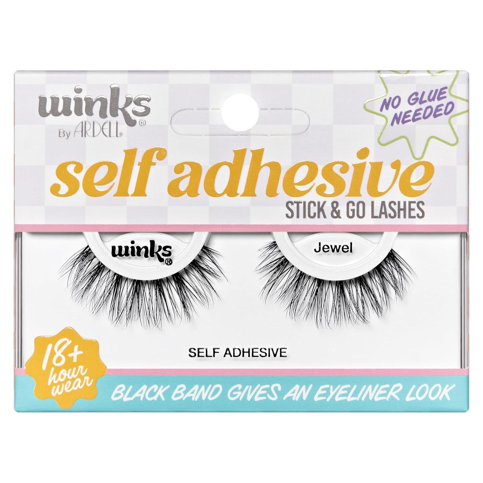 Pestañas Autoadhesivas Ardell Winks Joya - Volumen Completo