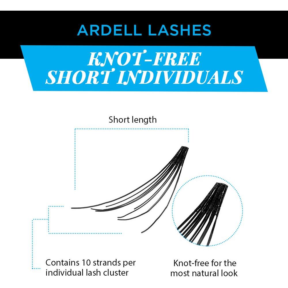 Pestañas Postizas Individuales Ardell - Cortas Negras 8mm