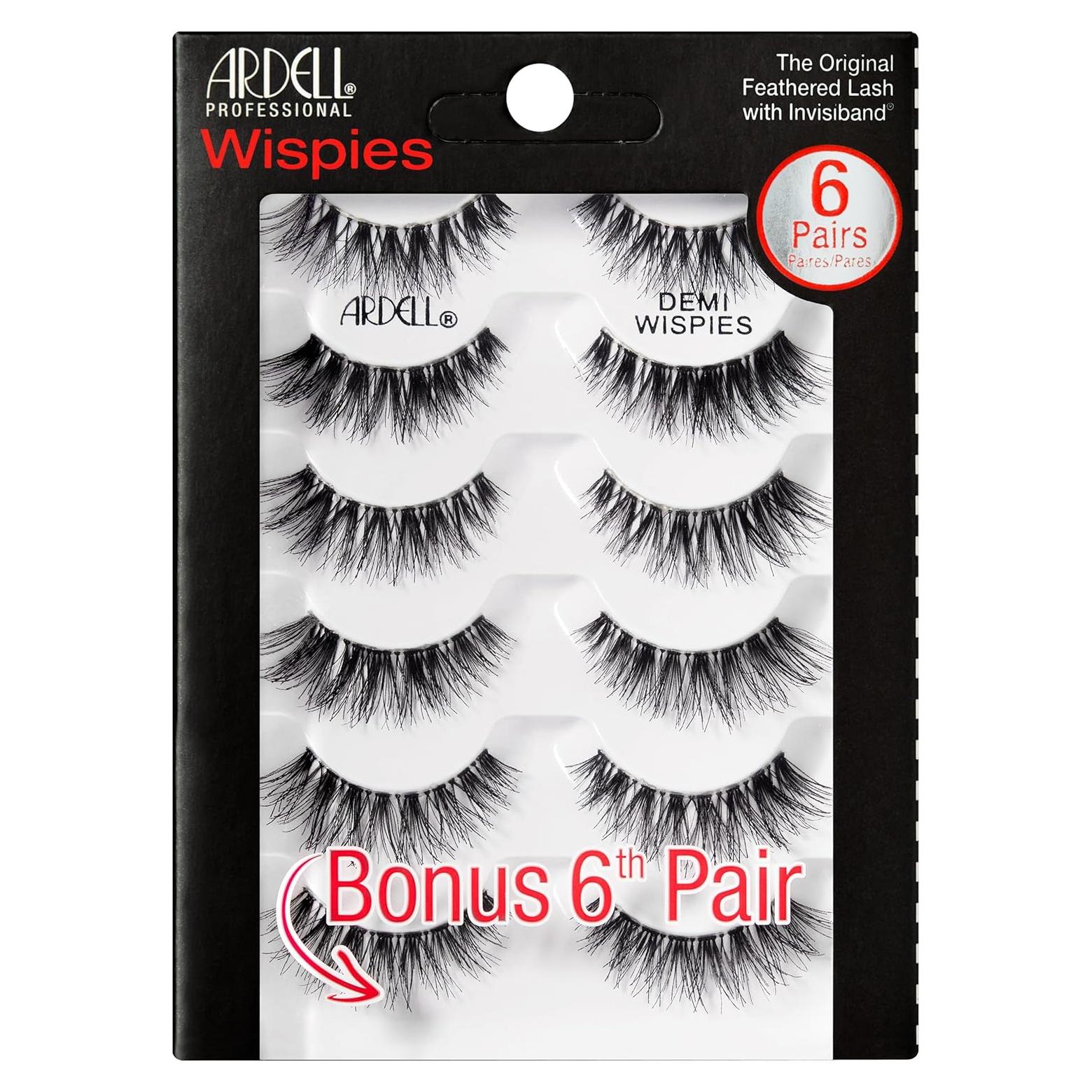 Multipack Pestañas Postizas Ardell Demi Wispies - 6 Pares