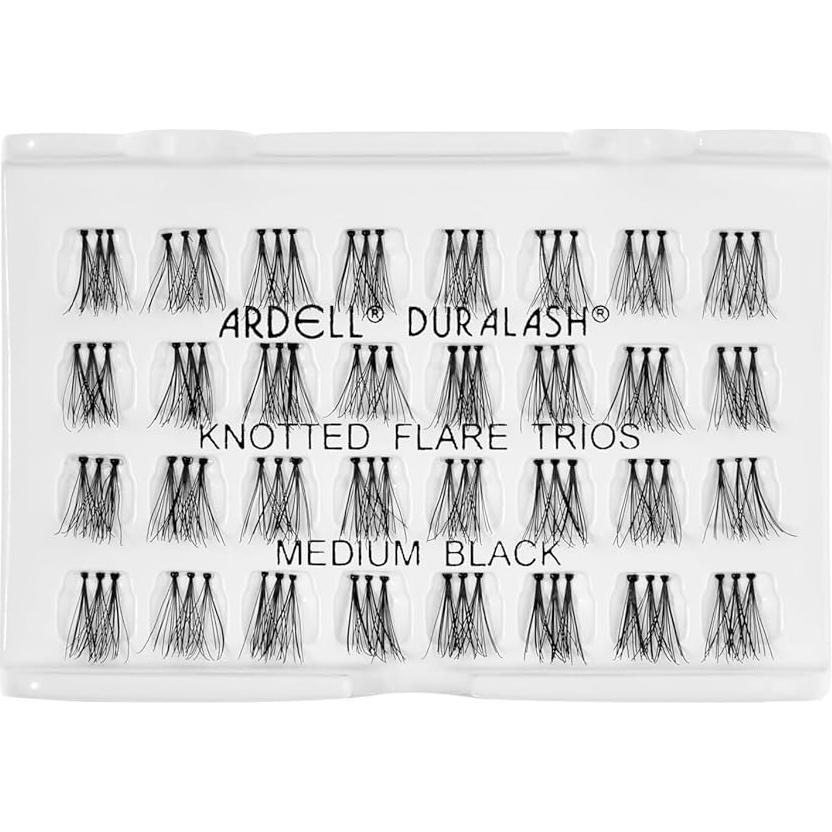 Pestañas Postizas Ardell Tríos Individuales Medianas Negras
