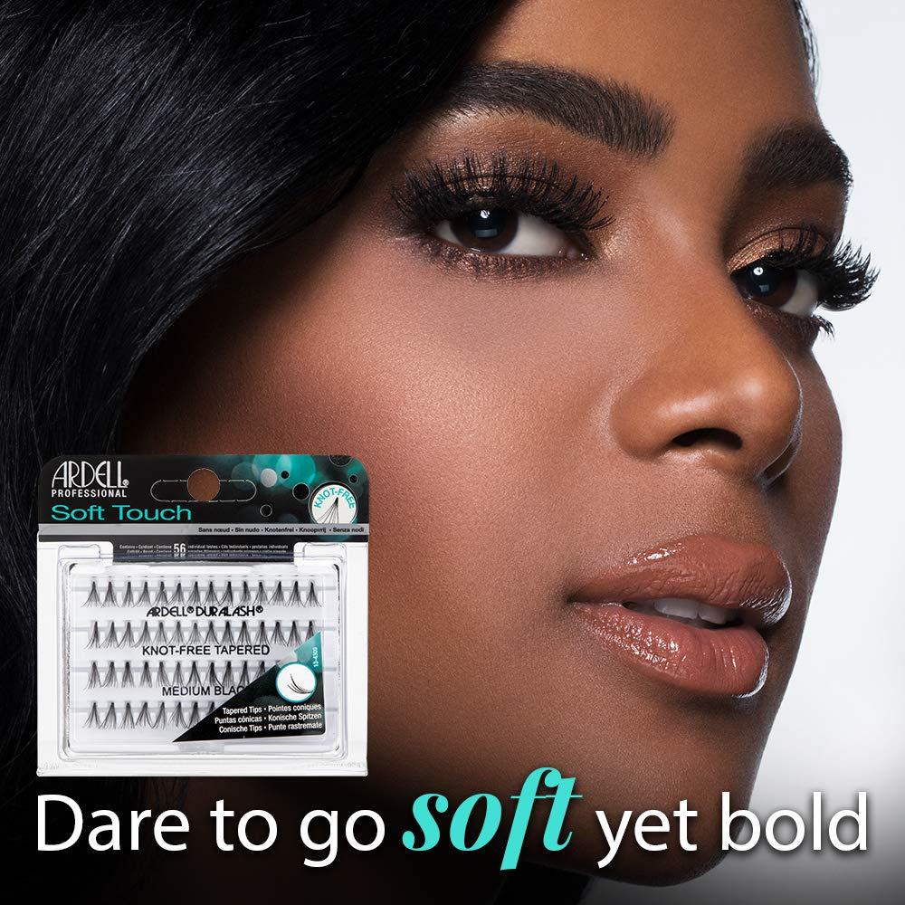 Pestañas Individuales Ardell Soft Touch Negras Medias Sin Nudos