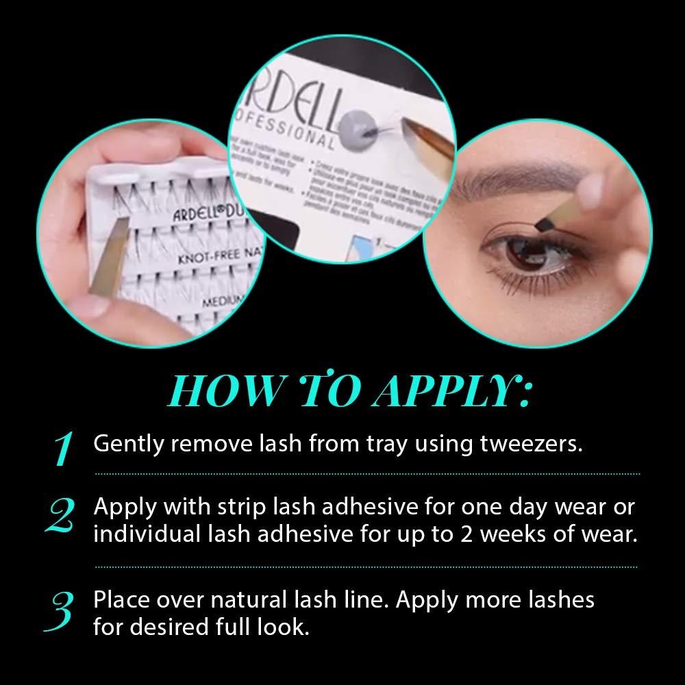 Pestañas Individuales Ardell Soft Touch Negras Medias Sin Nudos