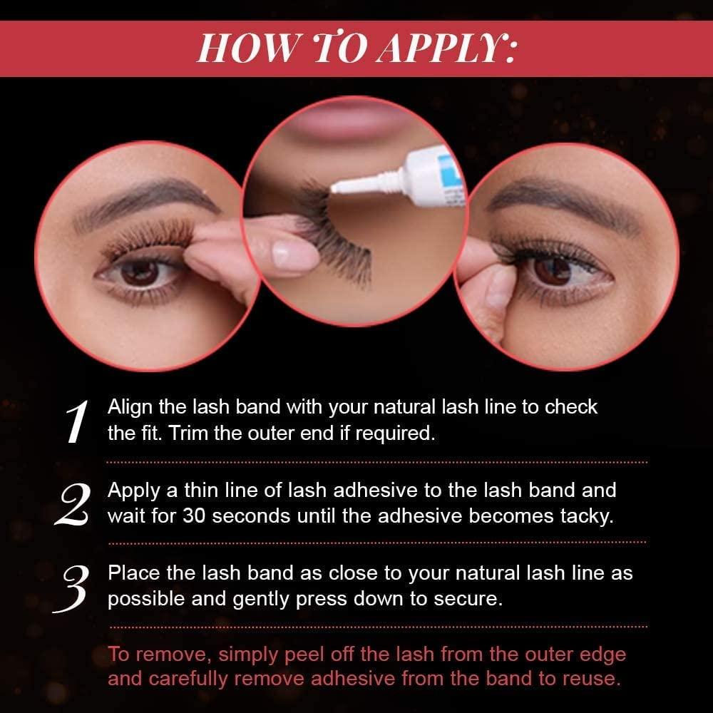 Pestañas Falsas Ardell Faux Mink 811 - 4 Pares Reutilizables