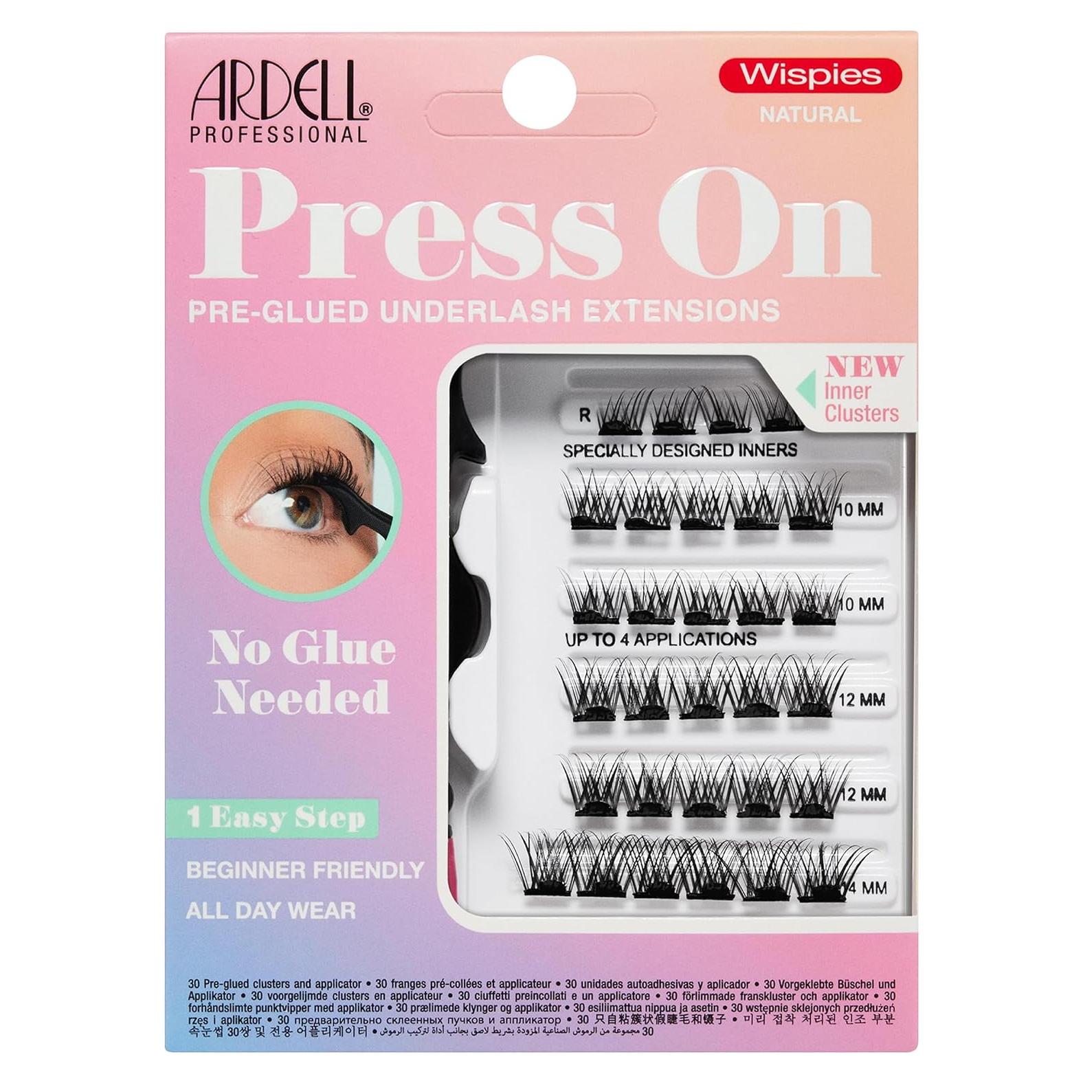 Extensiones de Pestañas Ardell Wispies Natural - 30 Grupos