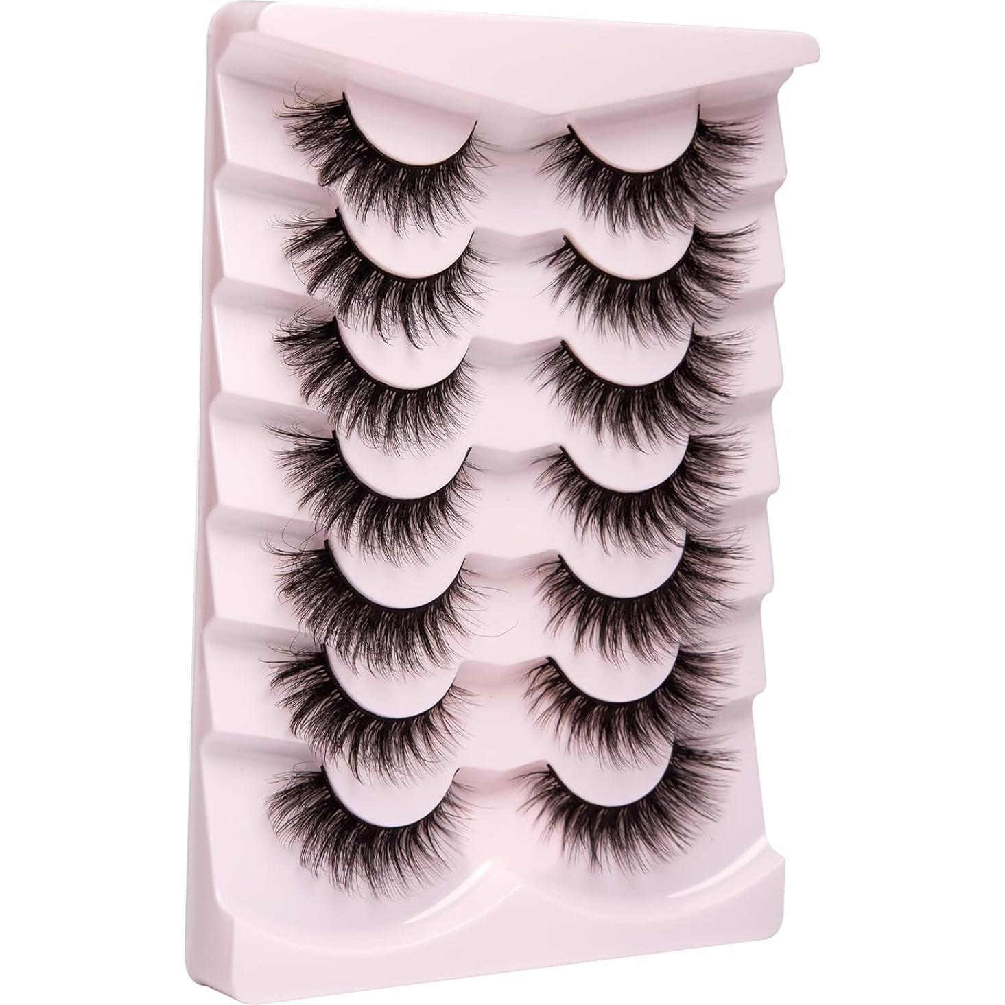 Pestañas Postizas Onlyall A04 Visón Sintético 16MM Naturales