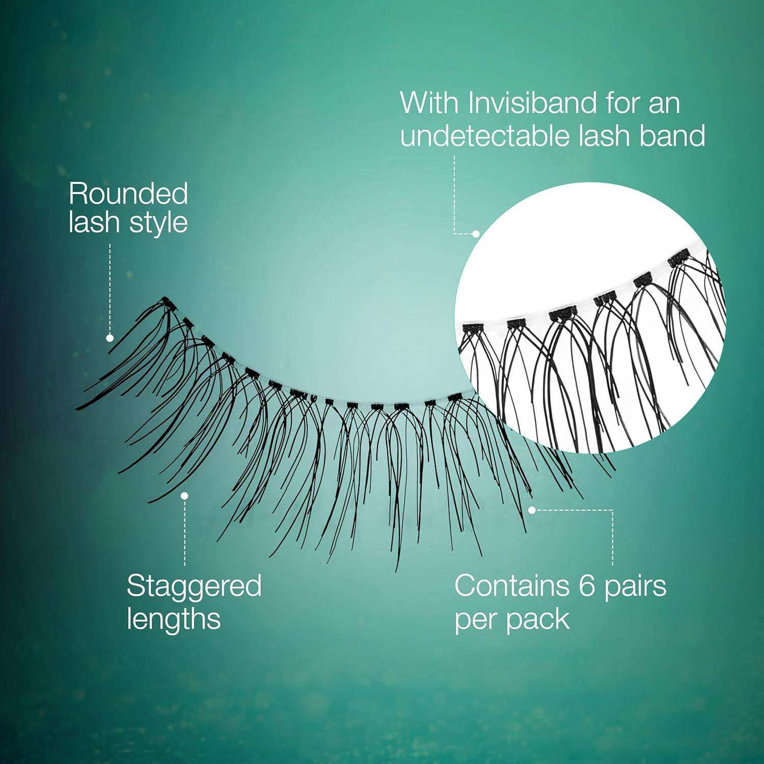Pestañas Postizas Ardell Natural 110 Negro - 5 Pares