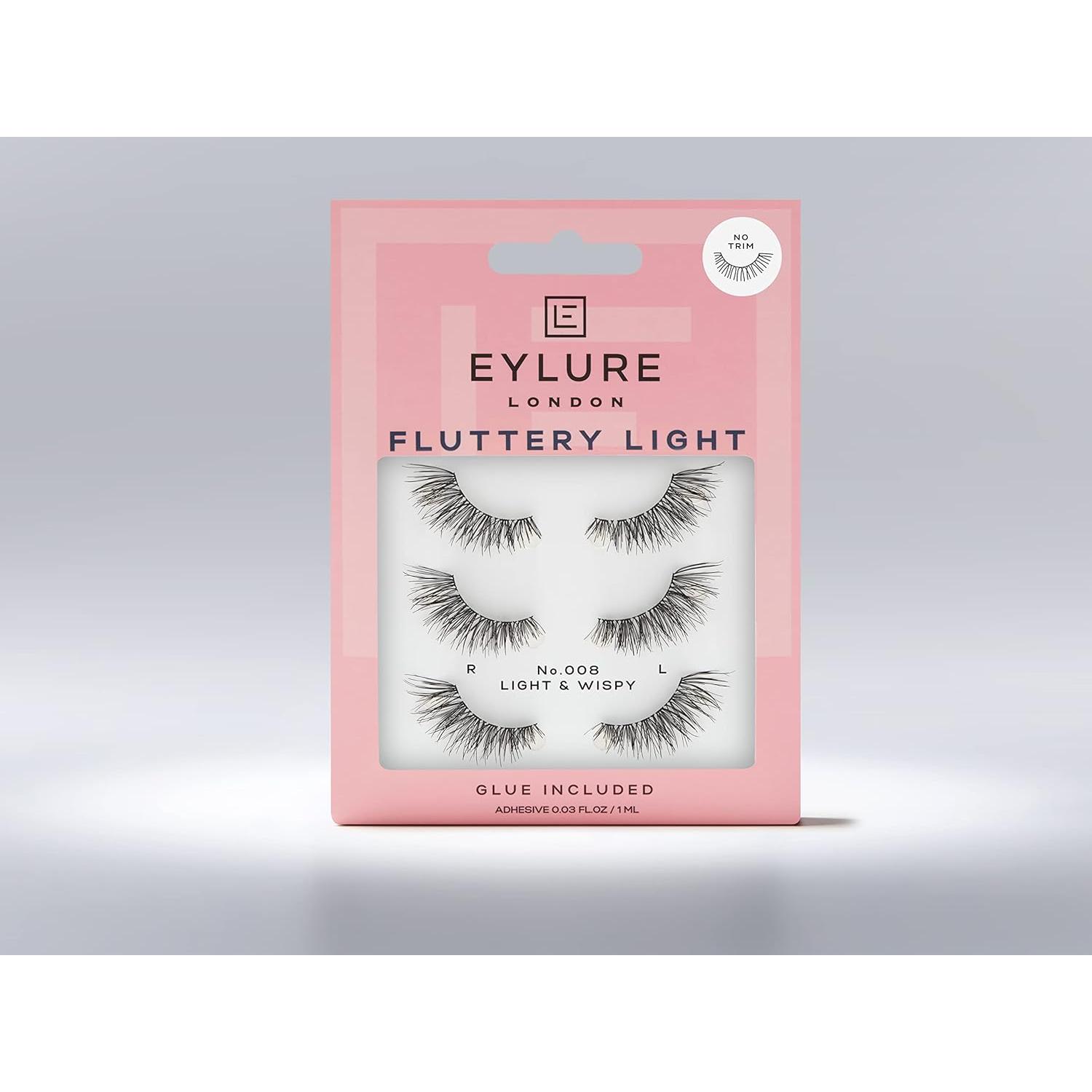 Pestañas Eylure Fluttery Light 008 Reutilizables 3/4
