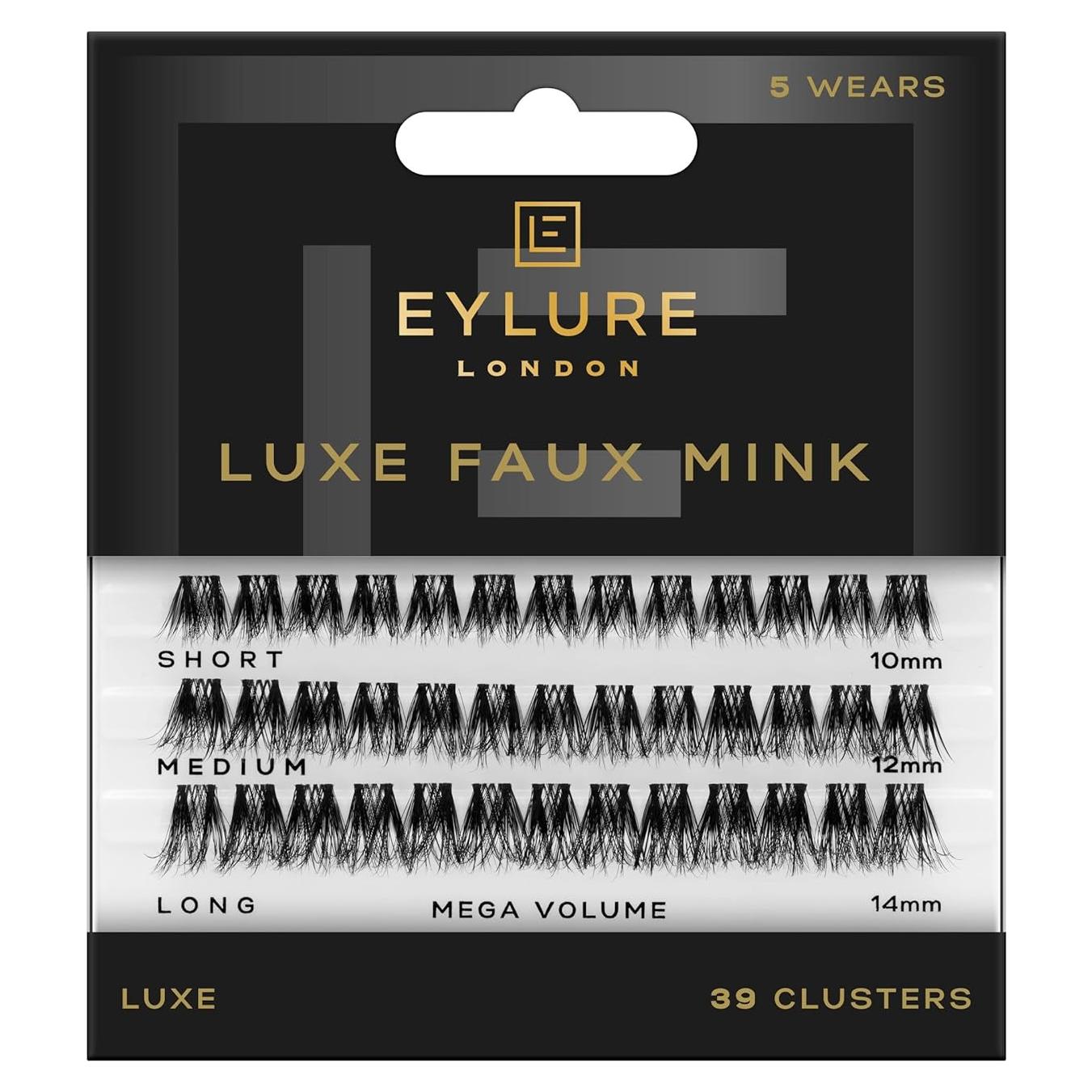 Pestañas Eylure Luxe Faux Mink Mega Volume 10-14mm