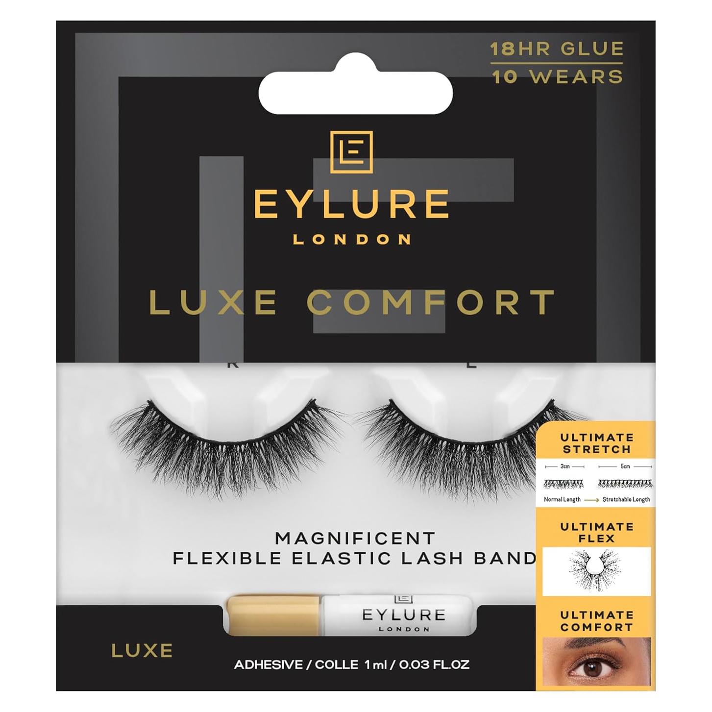 Pestañas Postizas Eylure Luxe Comfort Visón Sintético - 1 Par