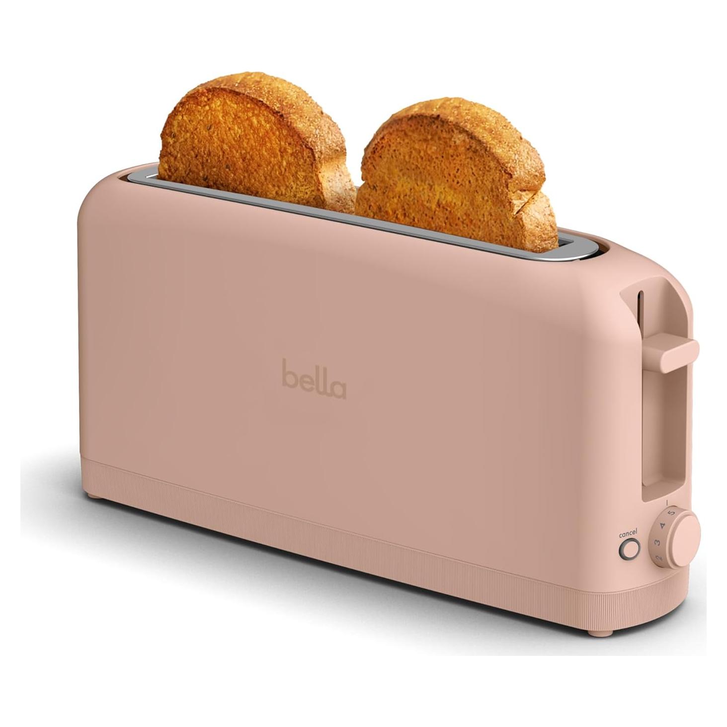 Tostadora delgada 2 rebanadas BELLA floración 900W 25.4cm