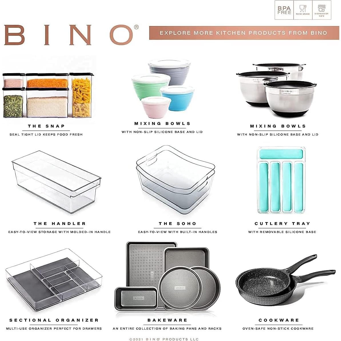 Contenedores de Almacenamiento Apilables BINO 4 Piezas 31.75x20.96 cm