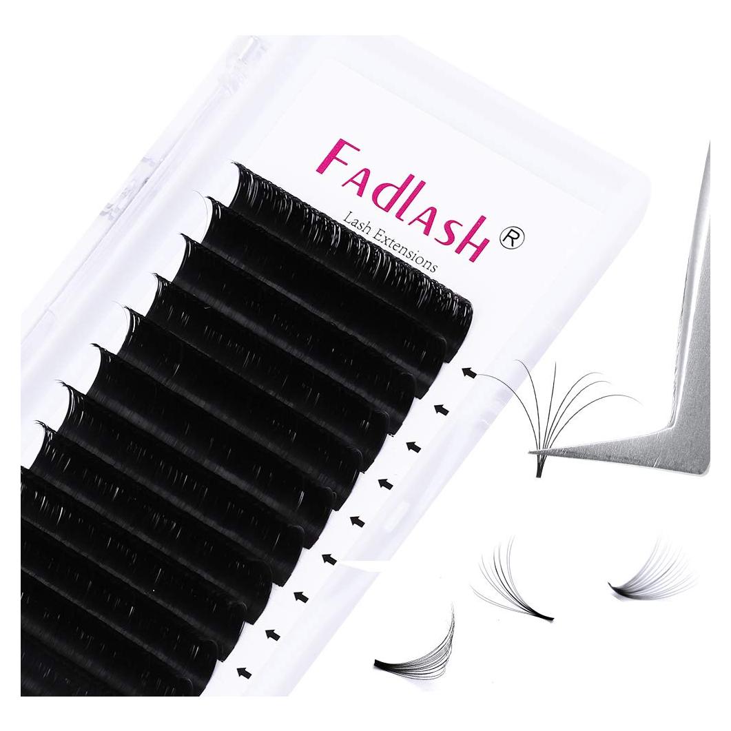 Extensiones de Pestañas FADLASH Easy Fan 0.07 D Curl 18mm