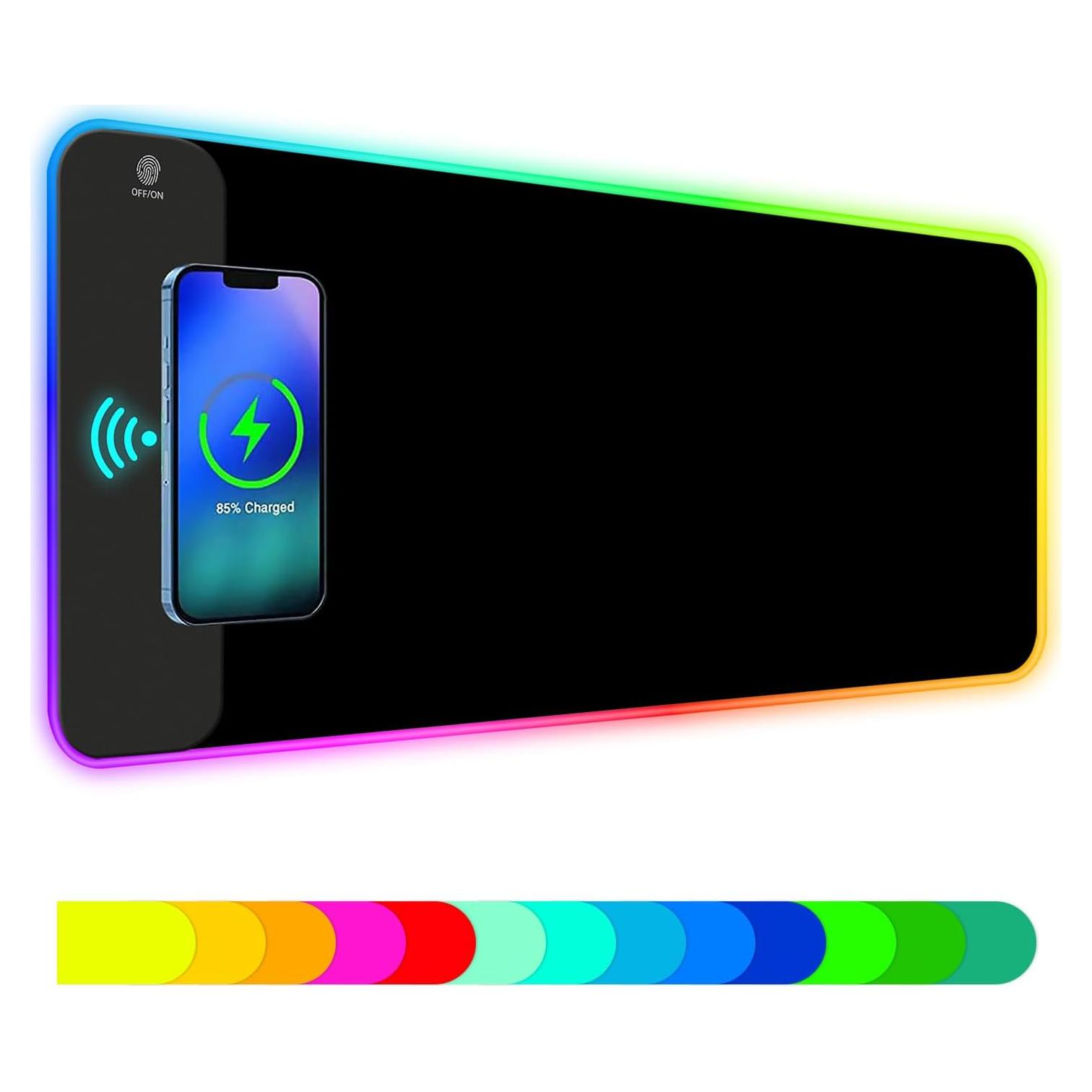 Alfombrilla de Ratón Gaming Inalámbrica ToLuLu RGB 800x300mm