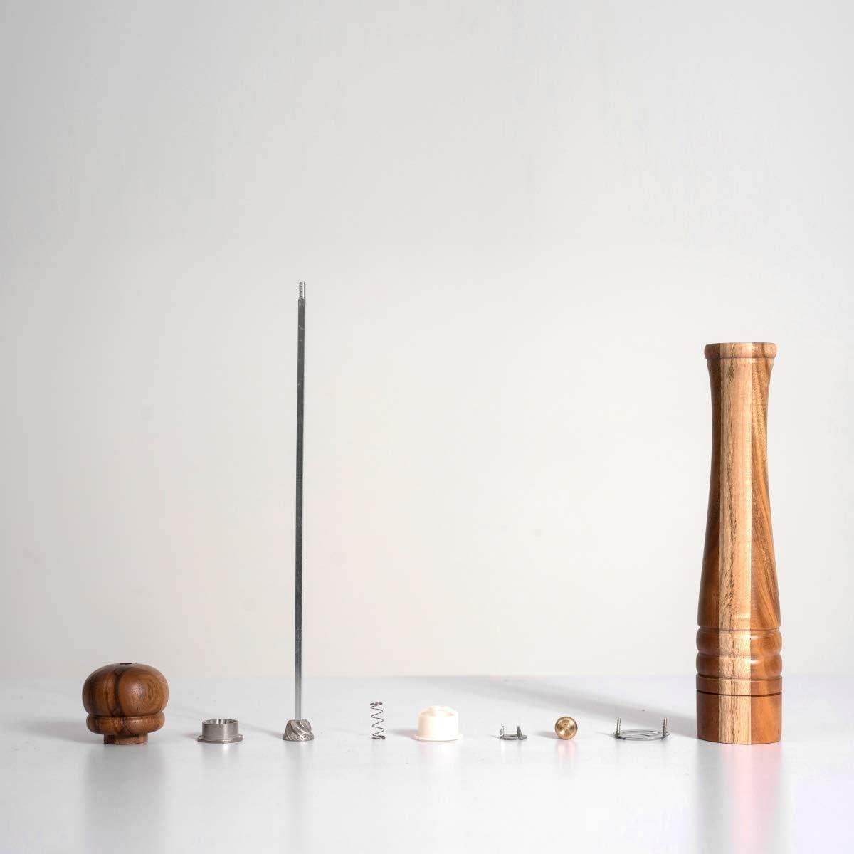 Molino de Pimienta DeroTeno Acacia 30 cm Ajustable Manual