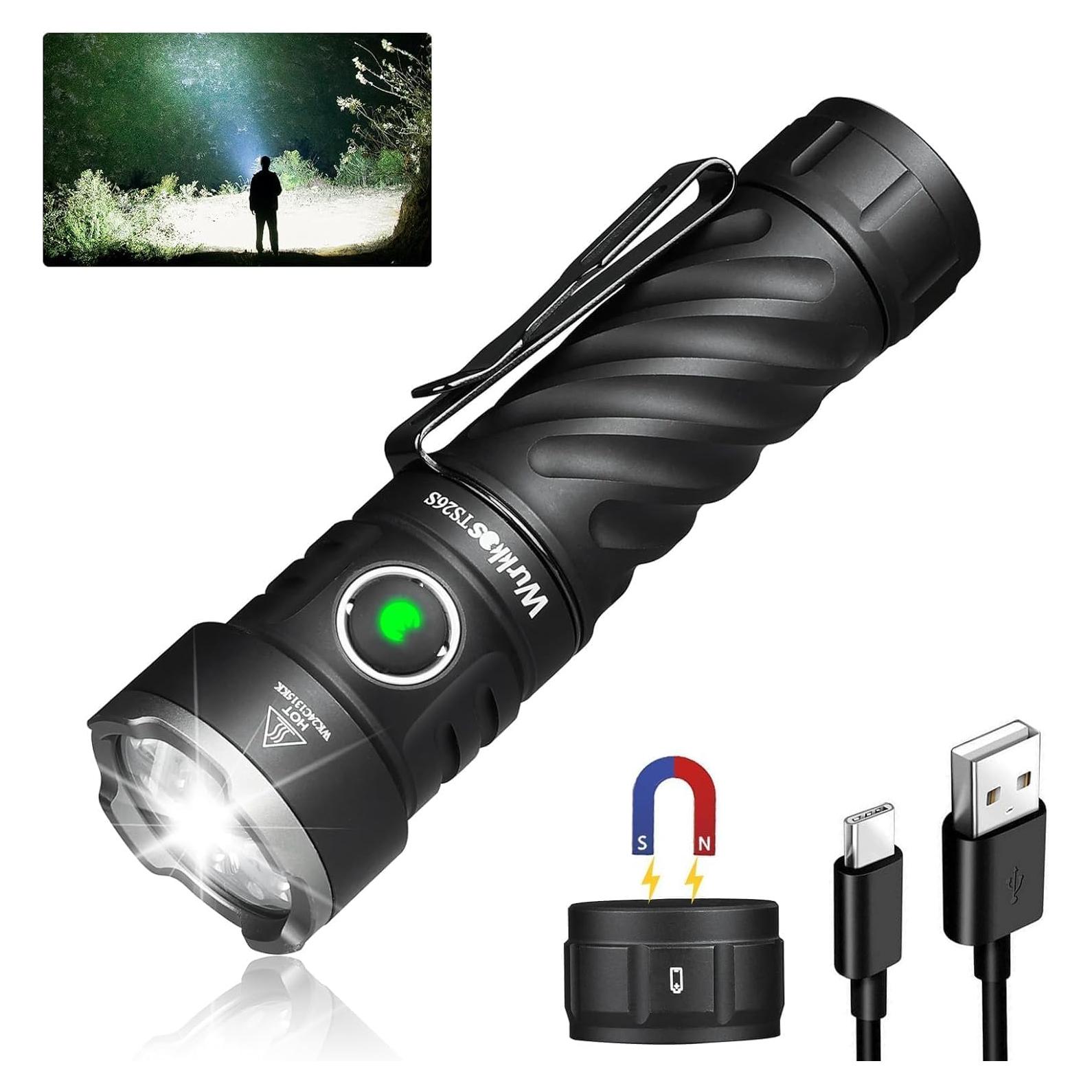 Linterna Recargable Wurkkos TS26S 3100 Lúmenes LED IP68