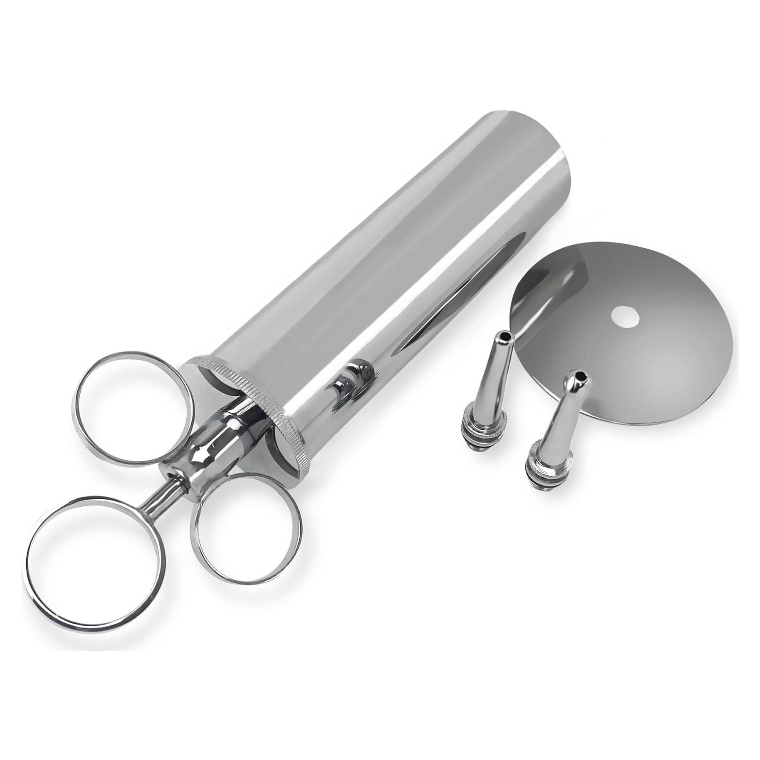 Jeringa para Remoción de Cerumen DEXSUR - Acero Inoxidable 2 Oz